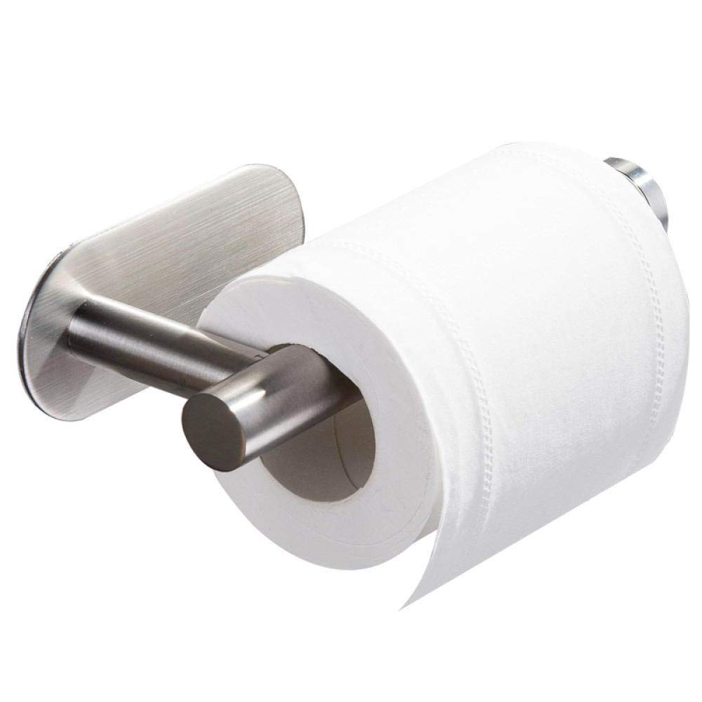 XiXiBoom 304 Stainless Steel Toilet Paper Holder - Wall Mount Bathroom & Kitchen Paper Towel Storage Rack - Rustproof & No Perforation Design - Perfect for Modern Homes, Apartments, and Office Restrooms