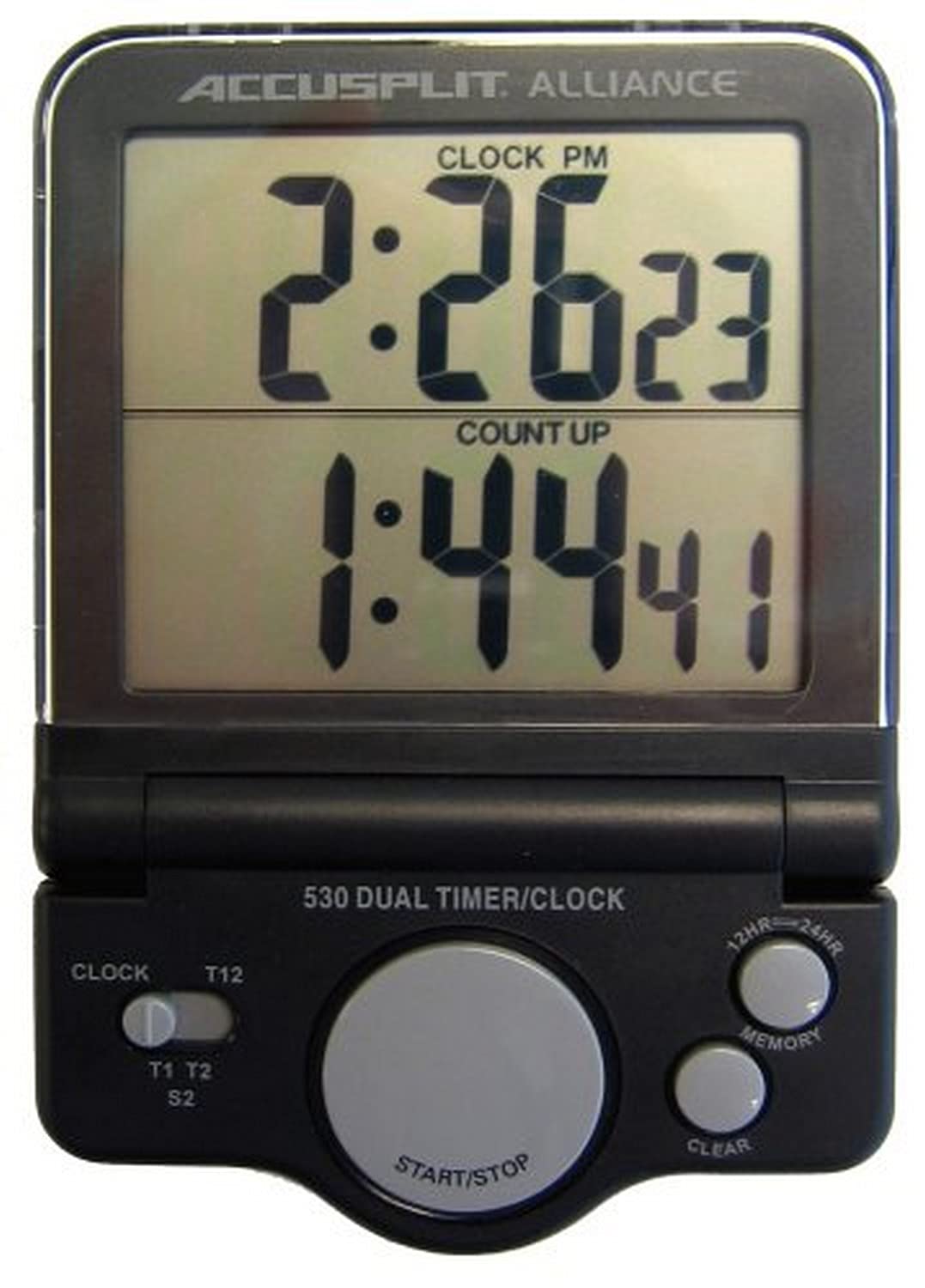 ACCUSPLIT AL530 Jumbo Display Timer & Clock - Large Digital Stopwatch with Countdown Function for Sports, Cooking, and Classroom Activities