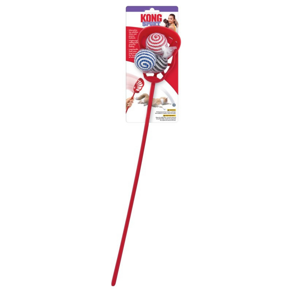 Kong Cat Sport Toss Cat Toy - Interactive Pet Toy for Indoor Play, Exercise & Training - Perfect for Active Cats & Kittens