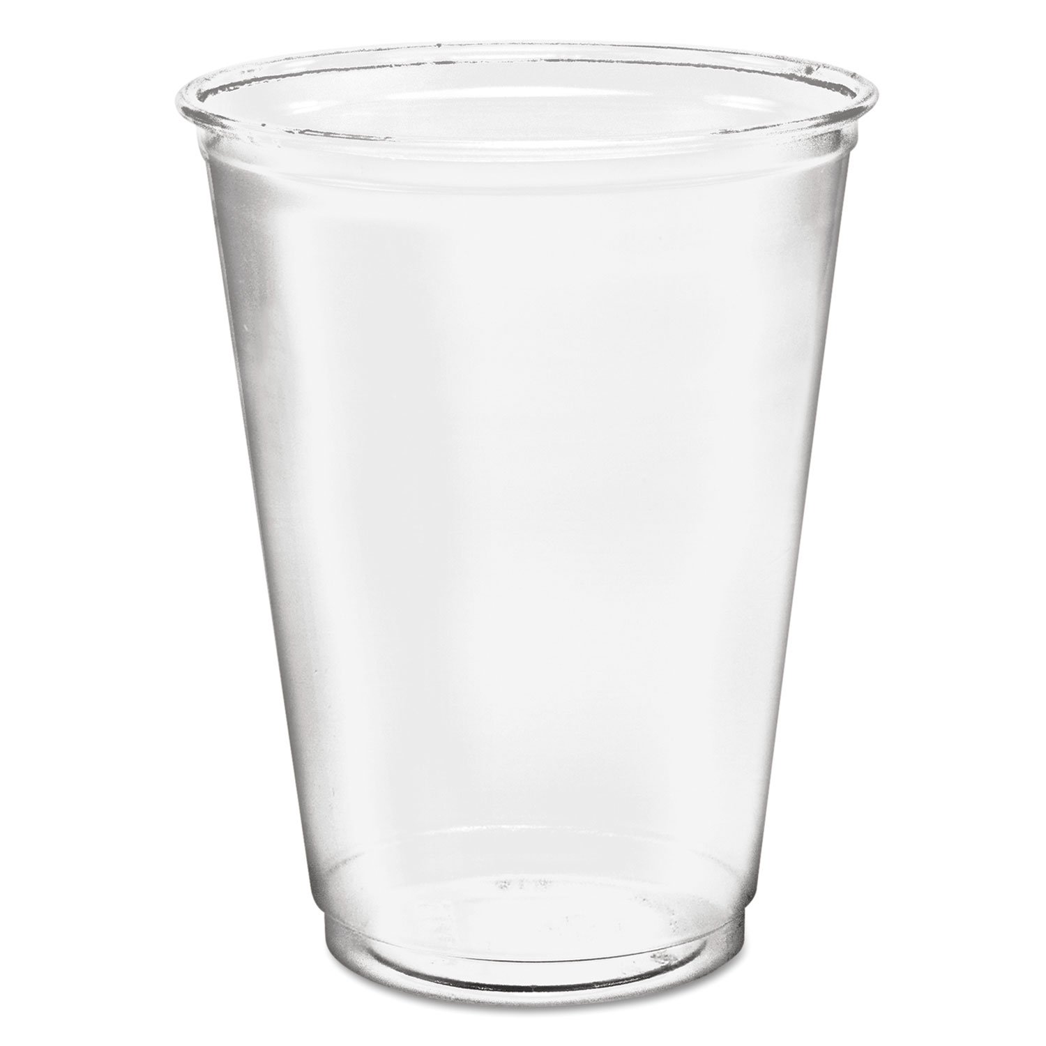SOLO TP22 Ultra Clear 12 oz PET Plastic Cups - 50 Pack (20 Bags per Carton) - Perfect for Parties, Restaurants, and Beverage Service