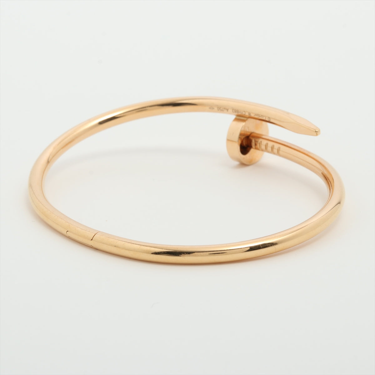 Cartier Juste Un Clou JUC 18 Pink Gold Bracelet for Women - Luxury Nail Design Bangle for Everyday Wear & Special Occasions