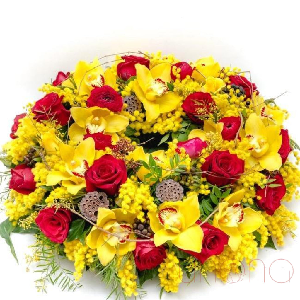 Loving You Flower Arrangement - Fresh Roses Bouquet for Anniversary, Valentine's Day & Romantic Gifts - Perfect for Weddings, Proposals & Special Occasions