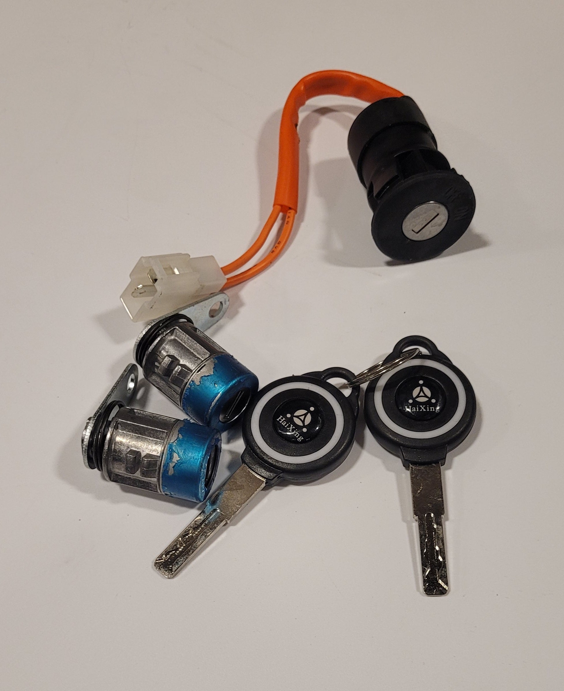 Golf Cart Ignition Power Lock Switch - Heavy Duty Key Start Replacement for EZGO, Club Car, Yamaha - Perfect for Golf Cart Security and Maintenance