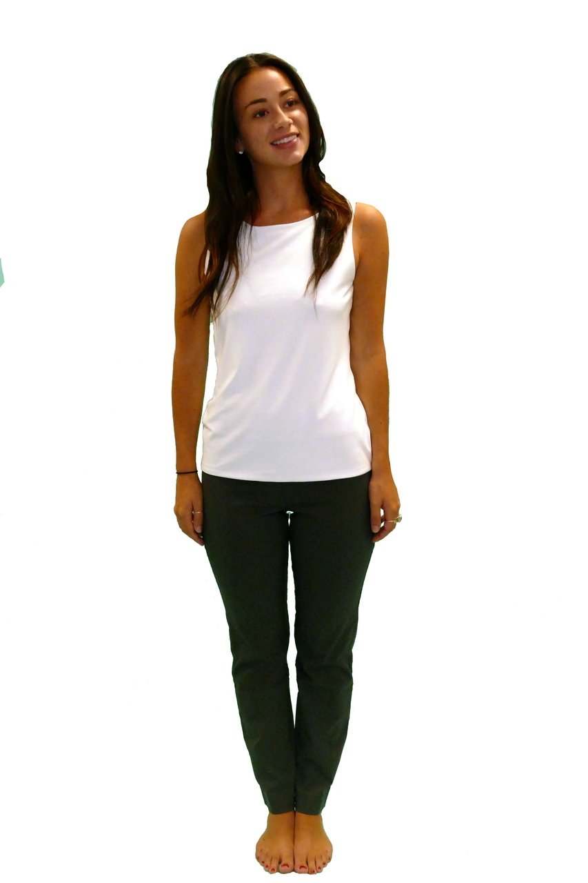 Krazy Larry Full Length Straight Leg Pull-On Pants for Women - Comfortable Stretch Work Pants for Office, Travel & Casual Wear