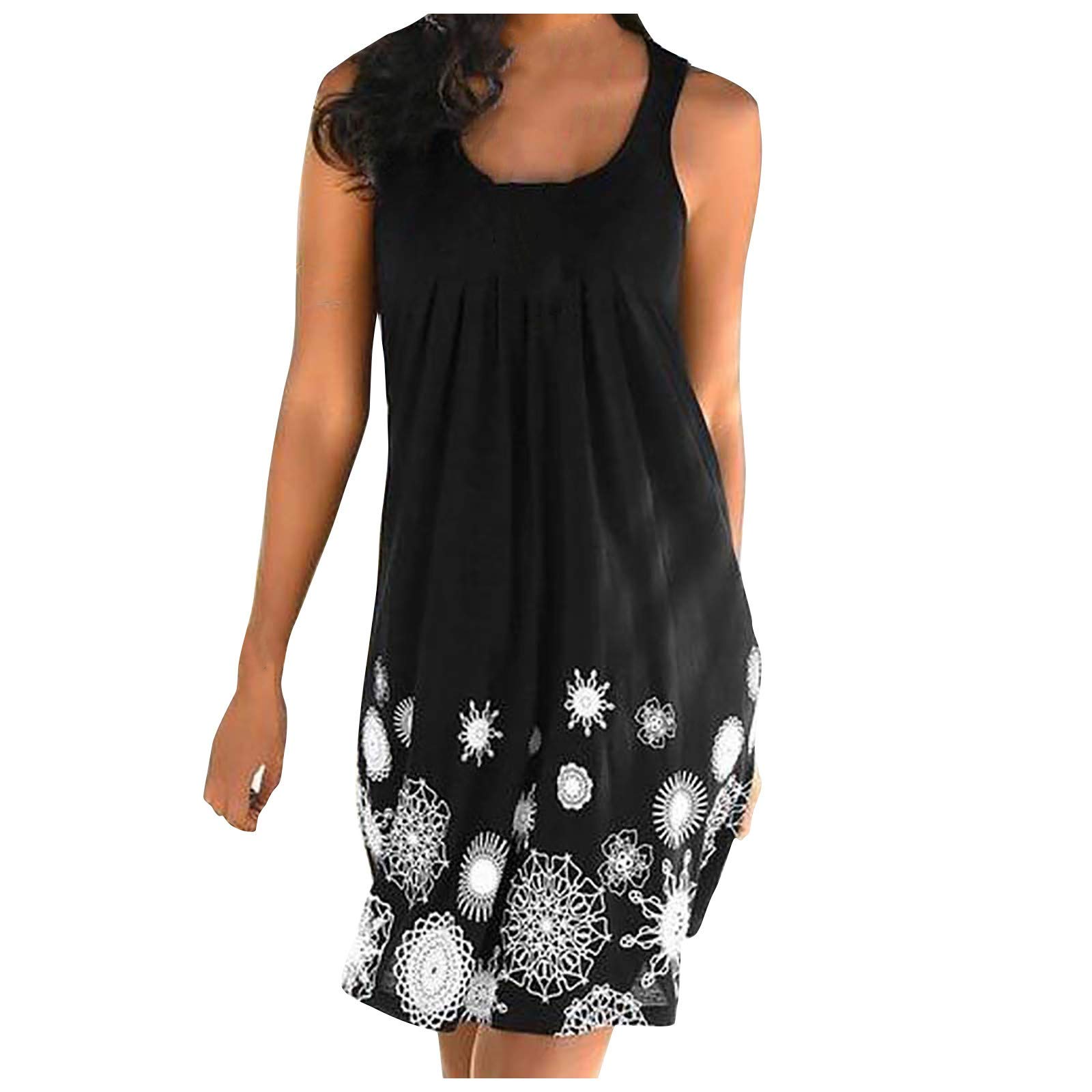 Women's Sleeveless Summer Beach Dress - Party & Evening Wear