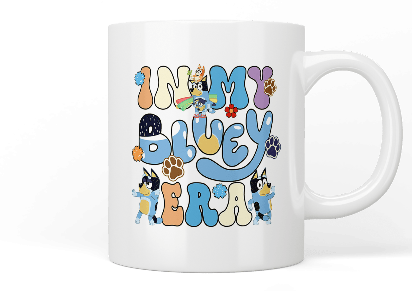 Bluey: In My Bluey Era Mug - Official Bluey Merchandise Coffee Cup for Kids & Adults - Perfect for Tea, Hot Chocolate & Family TV Show Nights