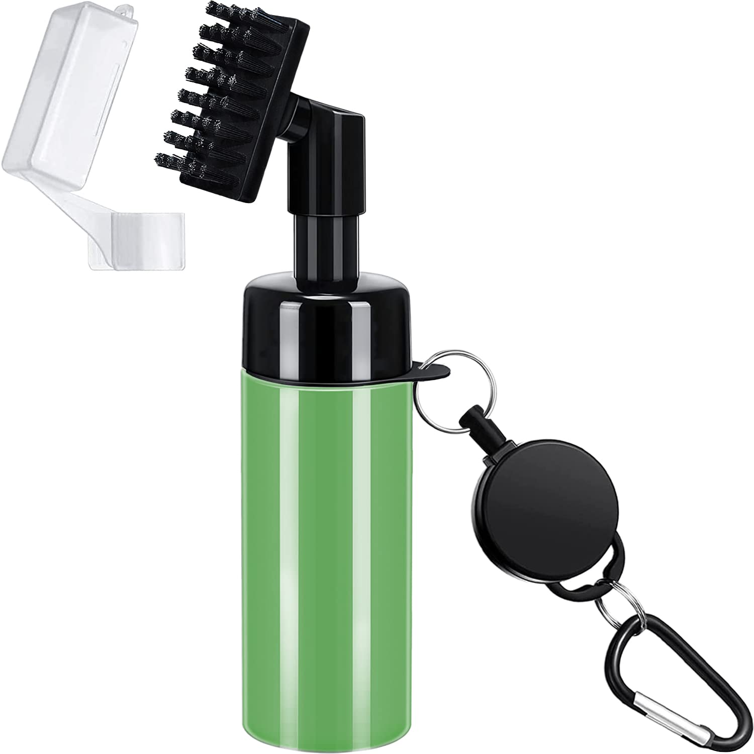 Jishi Golf Club Water Brush Cleaner - Portable Golf Cleaning Tool with Groove Cleaner Kit | Essential Golf Accessories for Men & Women | Perfect Golf Gifts & Stocking Stuffers | Ideal for On-Course Cleaning & Club Maintenance