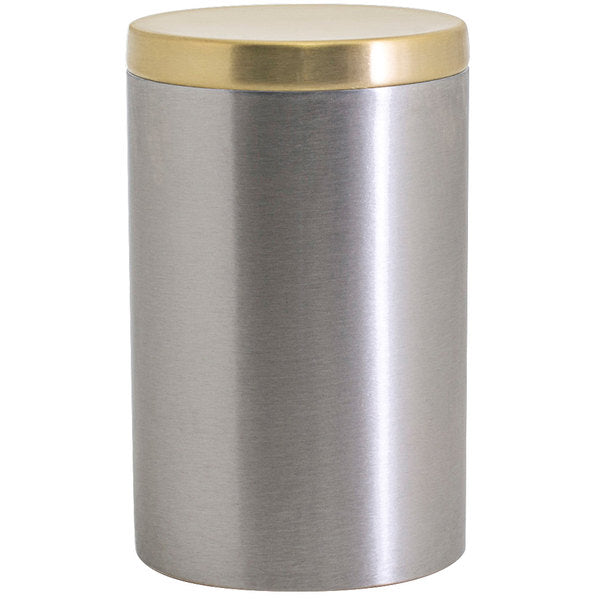 12-Pack FOH Round Stainless Steel Food Storage Jars with Airtight Lids - Perfect for Kitchen Pantry Organization, Meal Prep & Bulk Food Storage