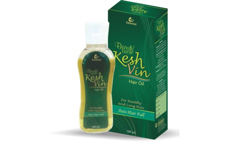 Keshvin Hair Oil (Pack of 2) - Natural Hair Growth Treatment for Dry, Damaged Hair - Perfect for Daily Nourishment & Scalp Care at Home or Salon