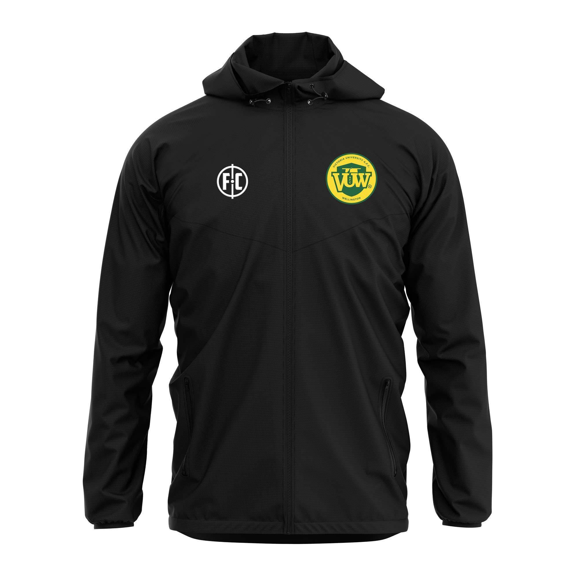 Victoria University AFC Shower Jacket - Waterproof Windbreaker for Men & Women - Perfect for Football Games, Outdoor Activities & Rainy Days