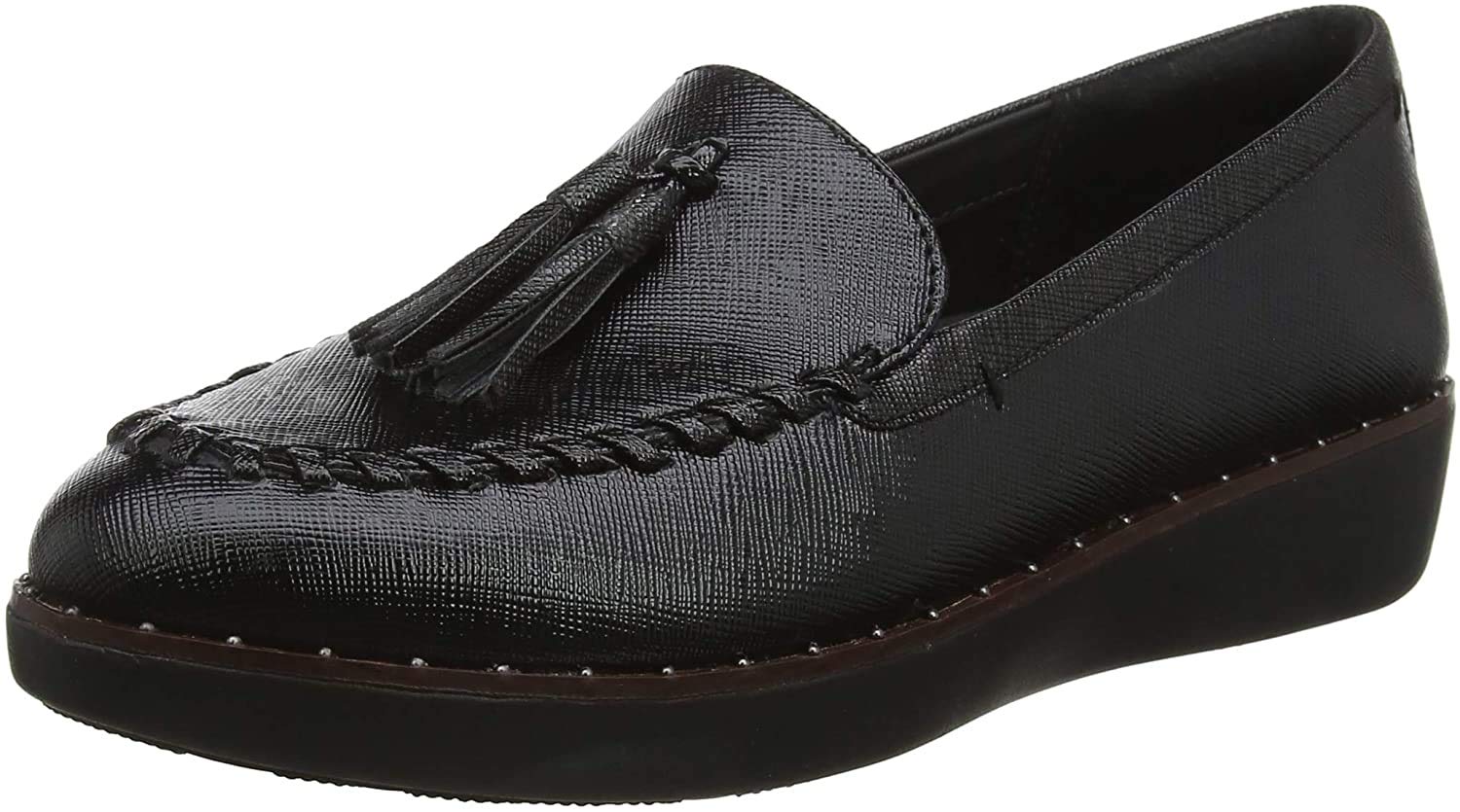 FitFlop Women's Comfort Slip-On Loafers - Lightweight Walking Shoes for Work, Travel & Everyday Wear
