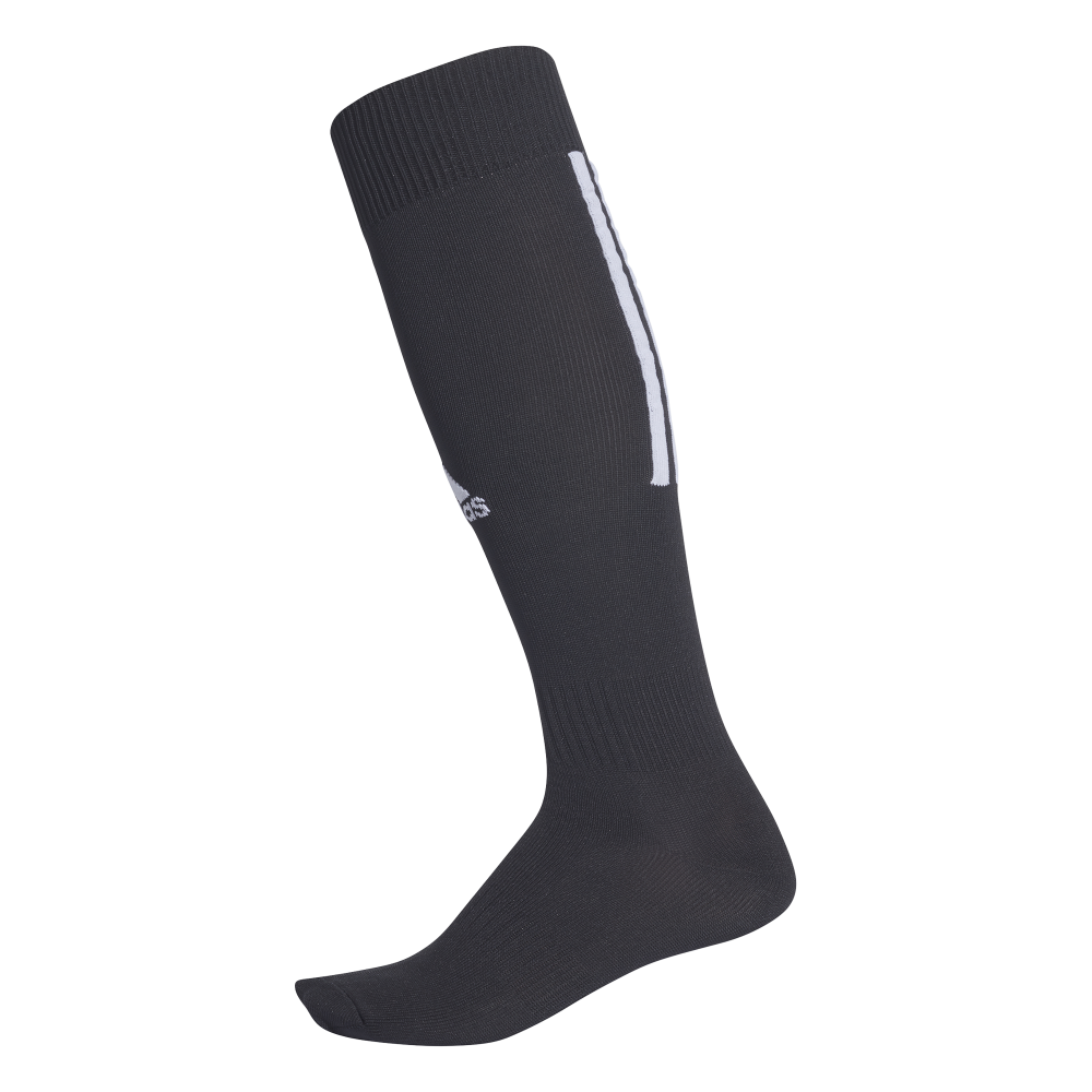 Adidas Santos 18 Soccer Socks - Black & White Football Crew Socks for Men & Women - Perfect for Training, Matches & Sports Performance