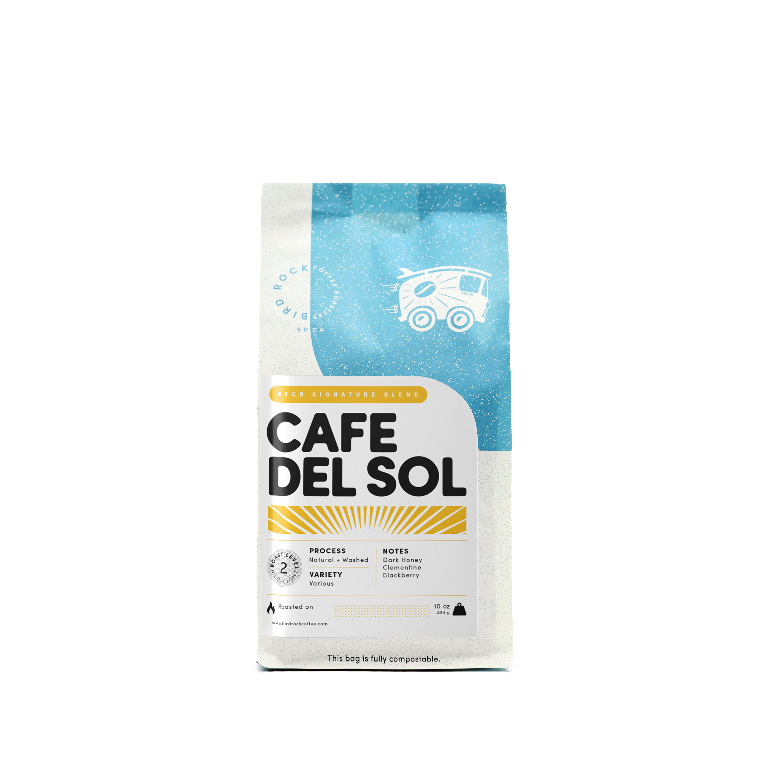Cafe Del Sol Premium Ground Coffee - Rich & Smooth Medium Roast for Coffee Lovers - Perfect for Home Brewing, Office & Gifting