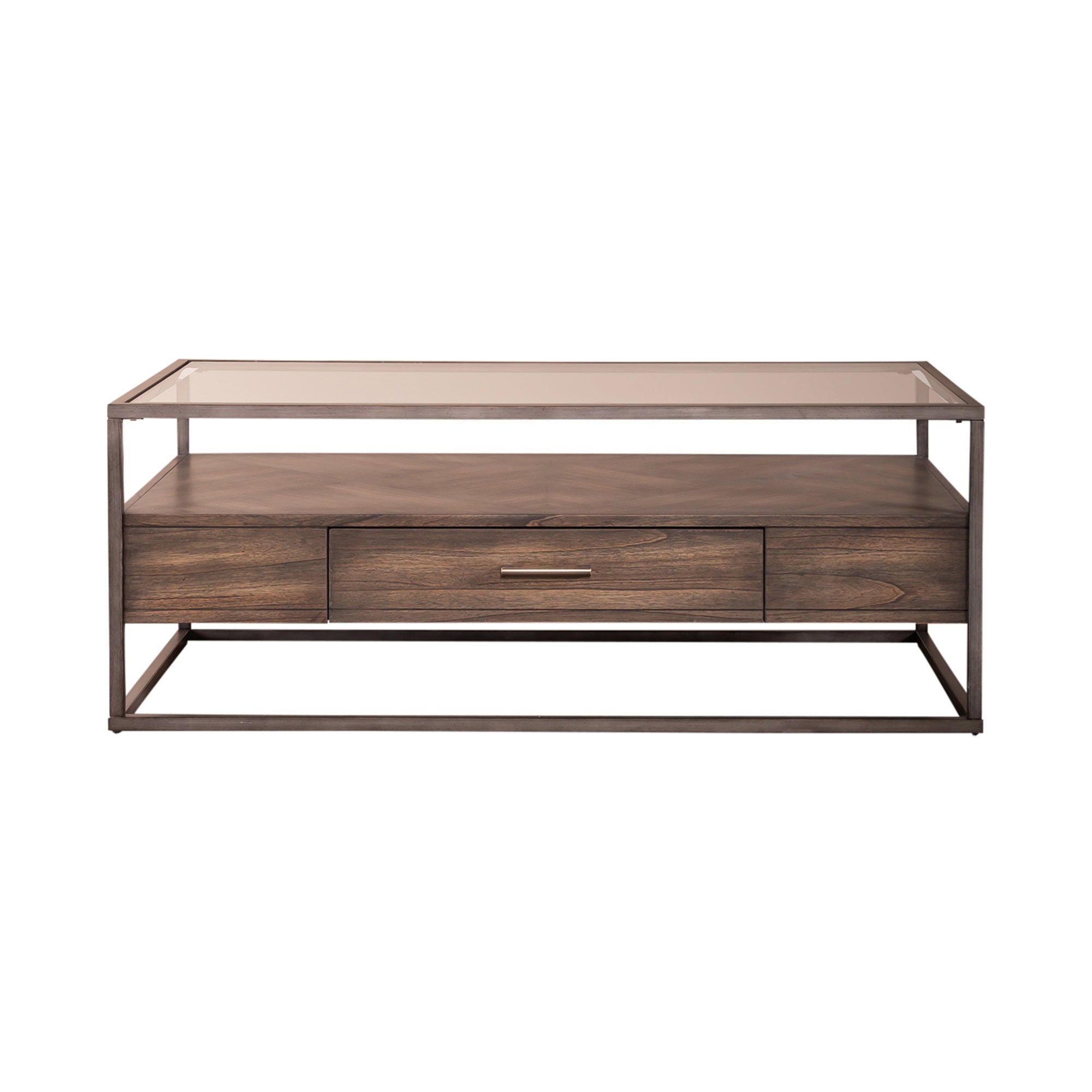 Jamestown Coffee Table - Modern Wooden Living Room Table with Storage Shelf | Perfect for Home, Office & Lounge Decor