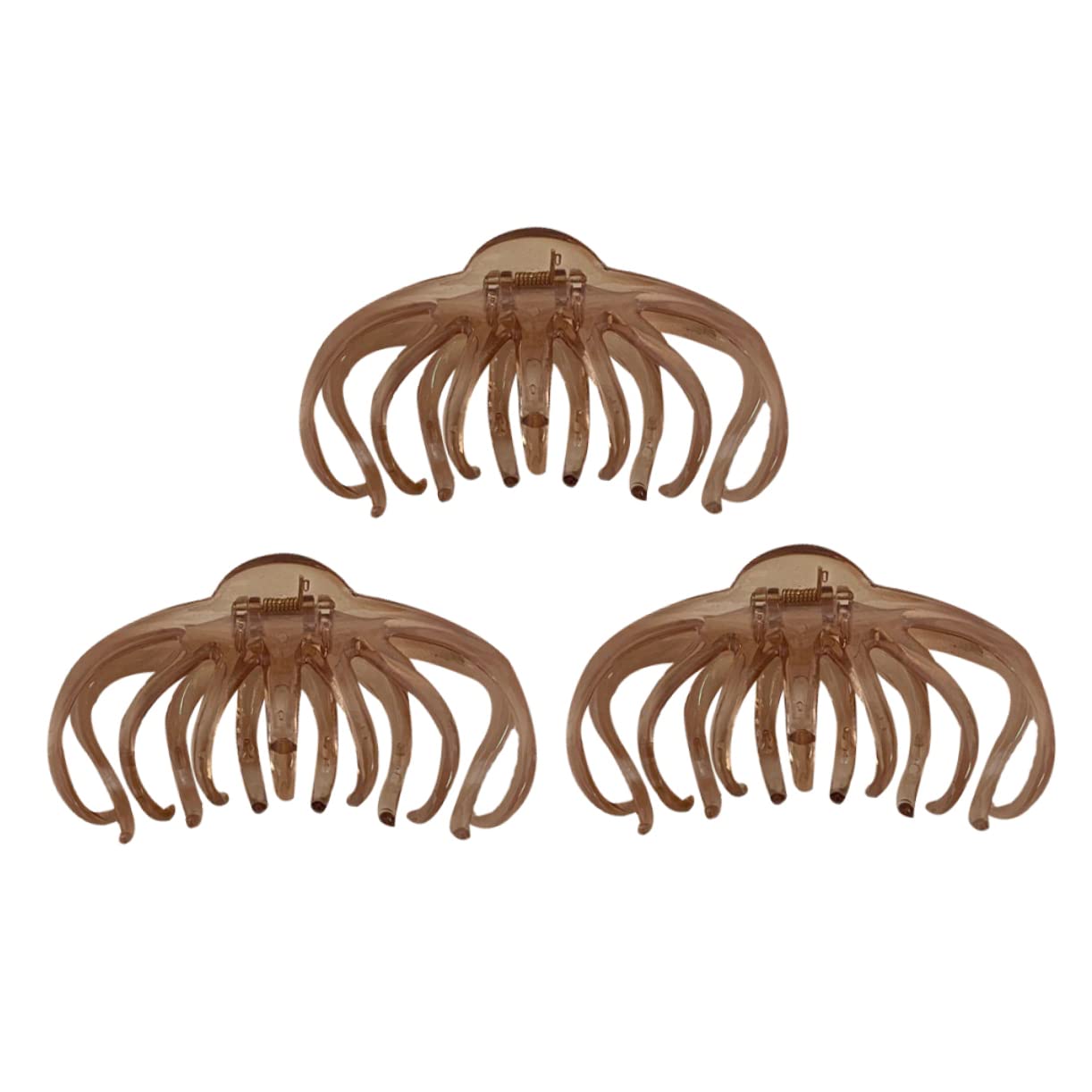 FOMIYES 3pcs Metal Hair Claw Clips for Women - Ponytail & Styling for Medium Hair