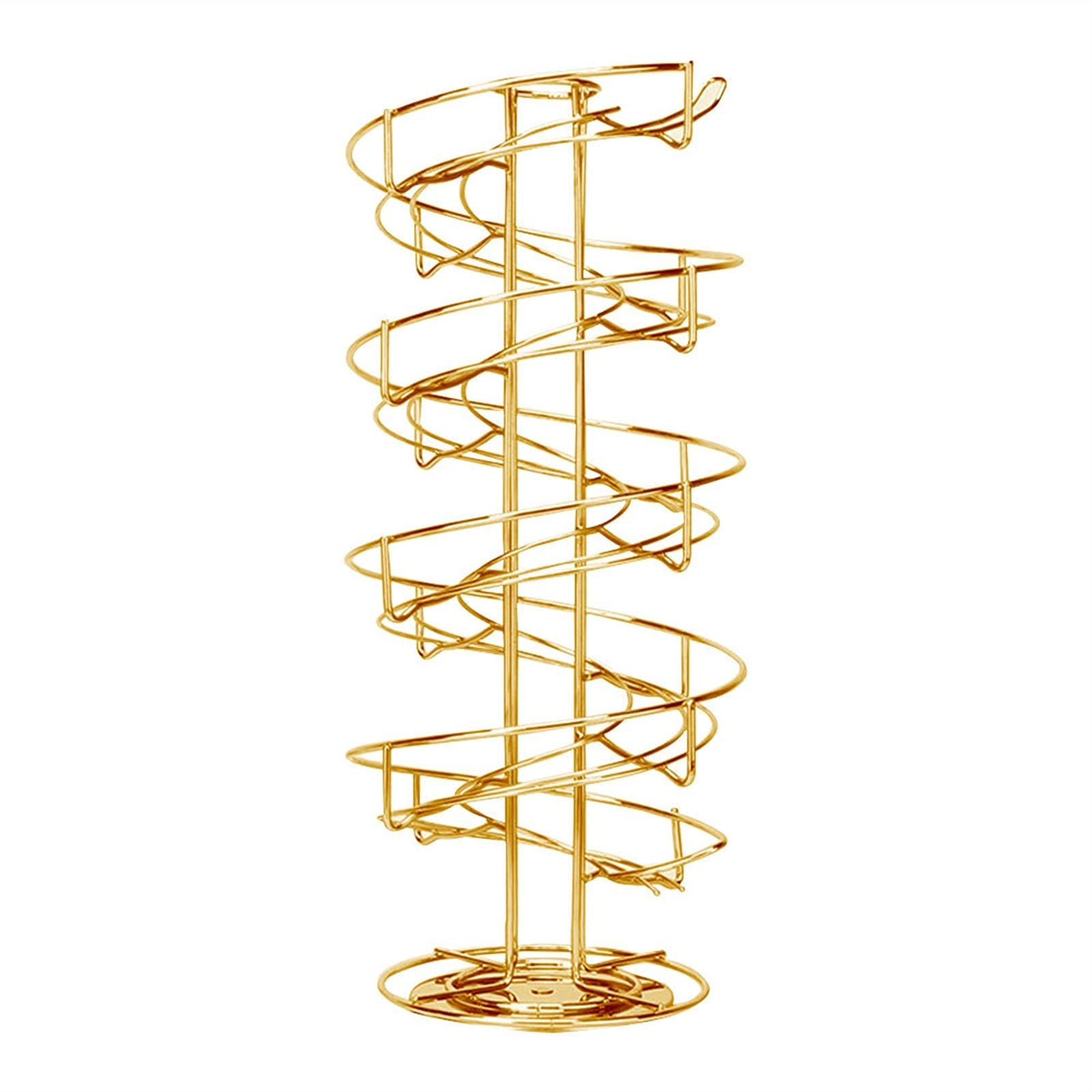 Rotating Coffee Capsule Holder - 360° Spinning Coffee Pod Organizer Tower for Nespresso & Keurig Capsules - Compact Kitchen Storage Shelf for Coffee Lovers - Perfect for Home, Office & Coffee Bar Organization
