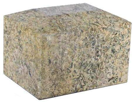 Premium Natural Fossil Stone Urn - Elegant Marble Cremation Box for Ashes, Funeral & Memorial Services | Large Size for Adult Ashes | Perfect for Home Display, Cemetery Burial & Memorial Keepsakes