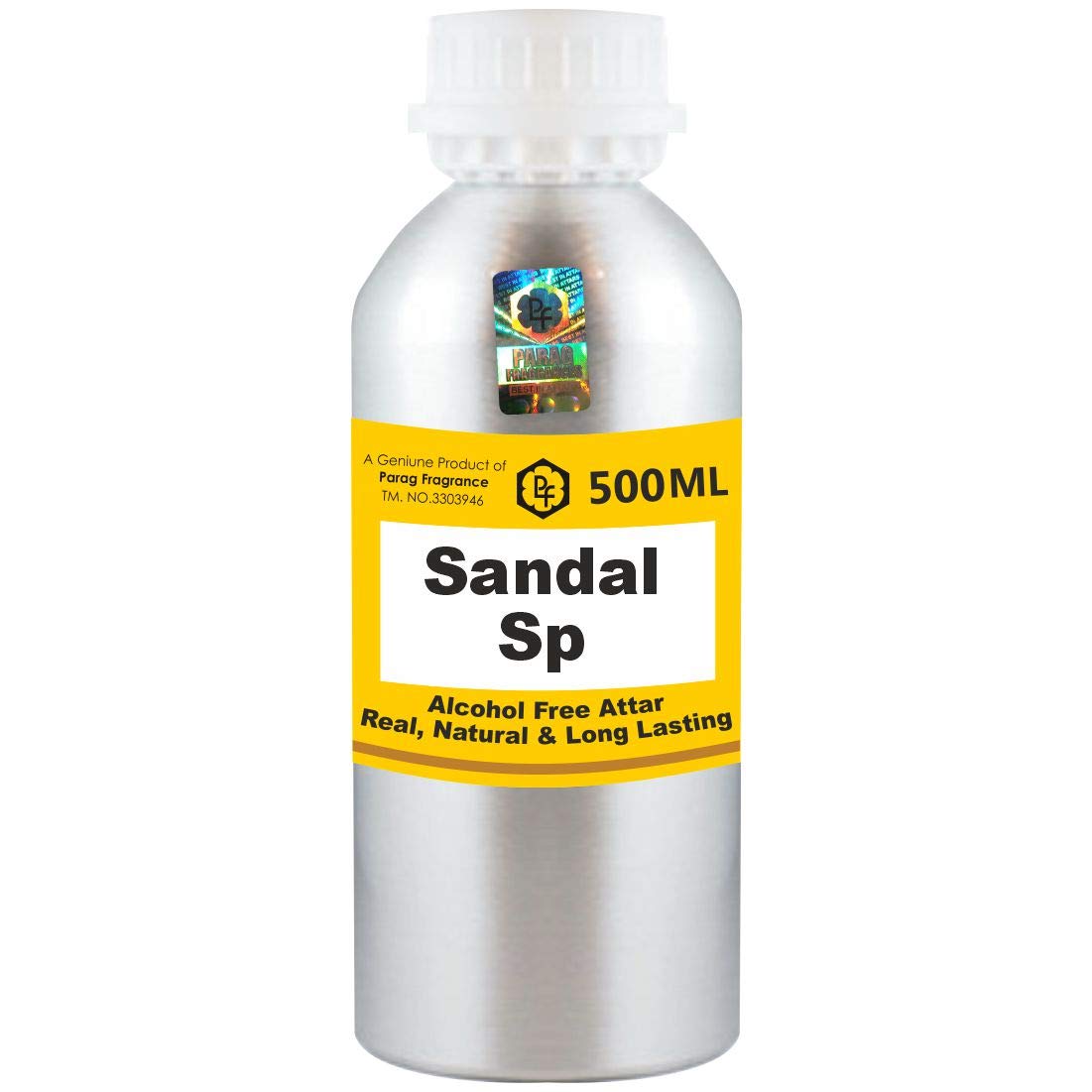 Premium Sandalwood Attar 500ml - Alcohol-Free Long Lasting Fragrance Oil for Men & Women | Wholesale Pack | Ideal for Daily Wear, Special Occasions & Religious Ceremonies | Best Itra & Scented Oil