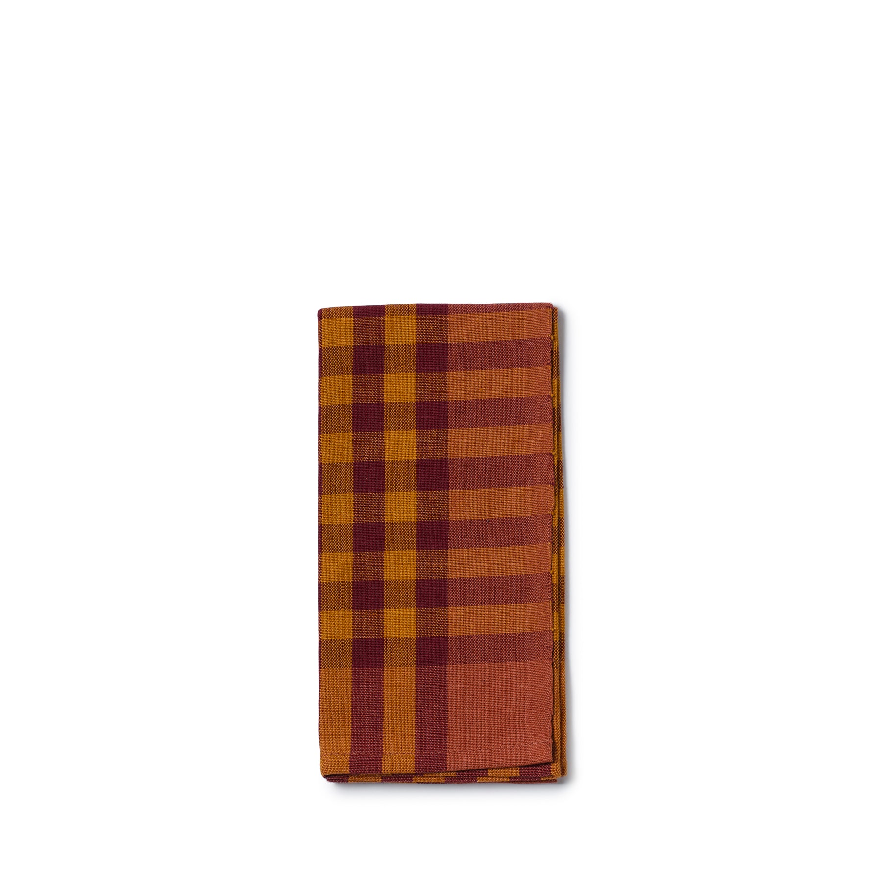 Premium Cranberry Grid Napkins (Set of 2) - Elegant Dinner Party & Holiday Table Decor for Formal Dining, Weddings, and Special Occasions