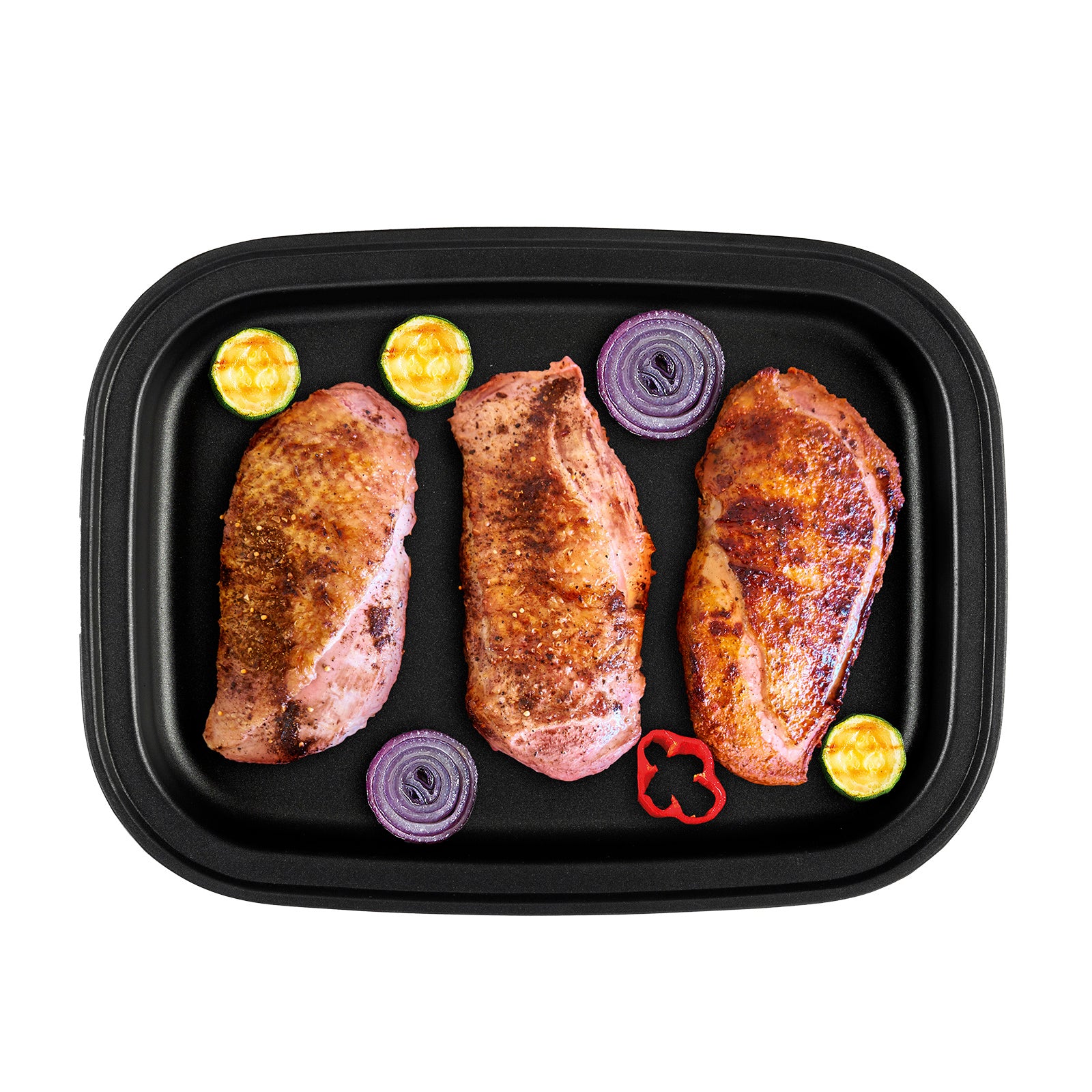 EL GRILL Flat Plate - Premium Stainless Steel Griddle for Outdoor Cooking, BBQ, Camping & Backyard Grilling - Perfect for Burgers, Steaks & Pancakes