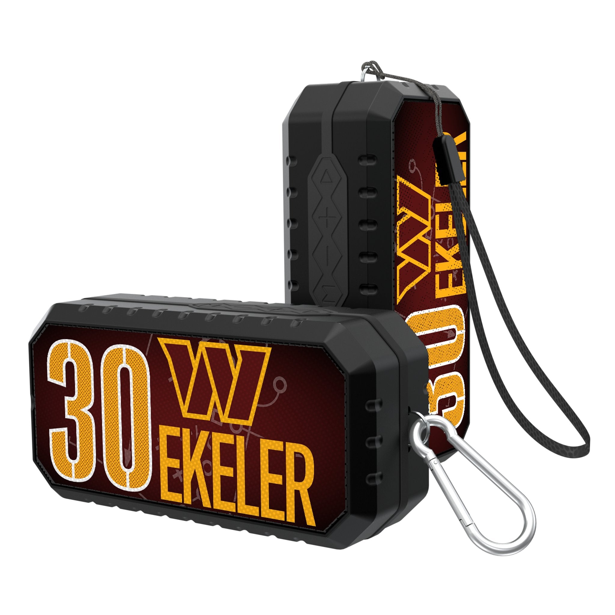 Austin Ekeler Washington Commanders 30 Ready Bluetooth Speaker - Portable Wireless Speaker with 12H Playtime, IPX5 Waterproof for Outdoor, Party, Travel & Home Use