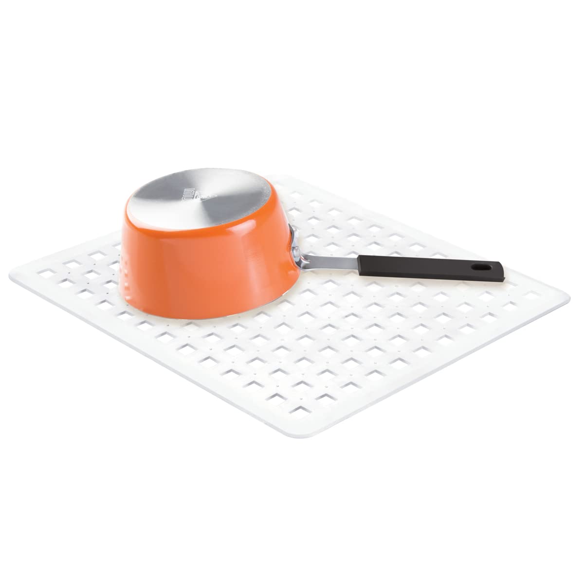 iDesign Clear Kitchen Sink Protector Grid 11