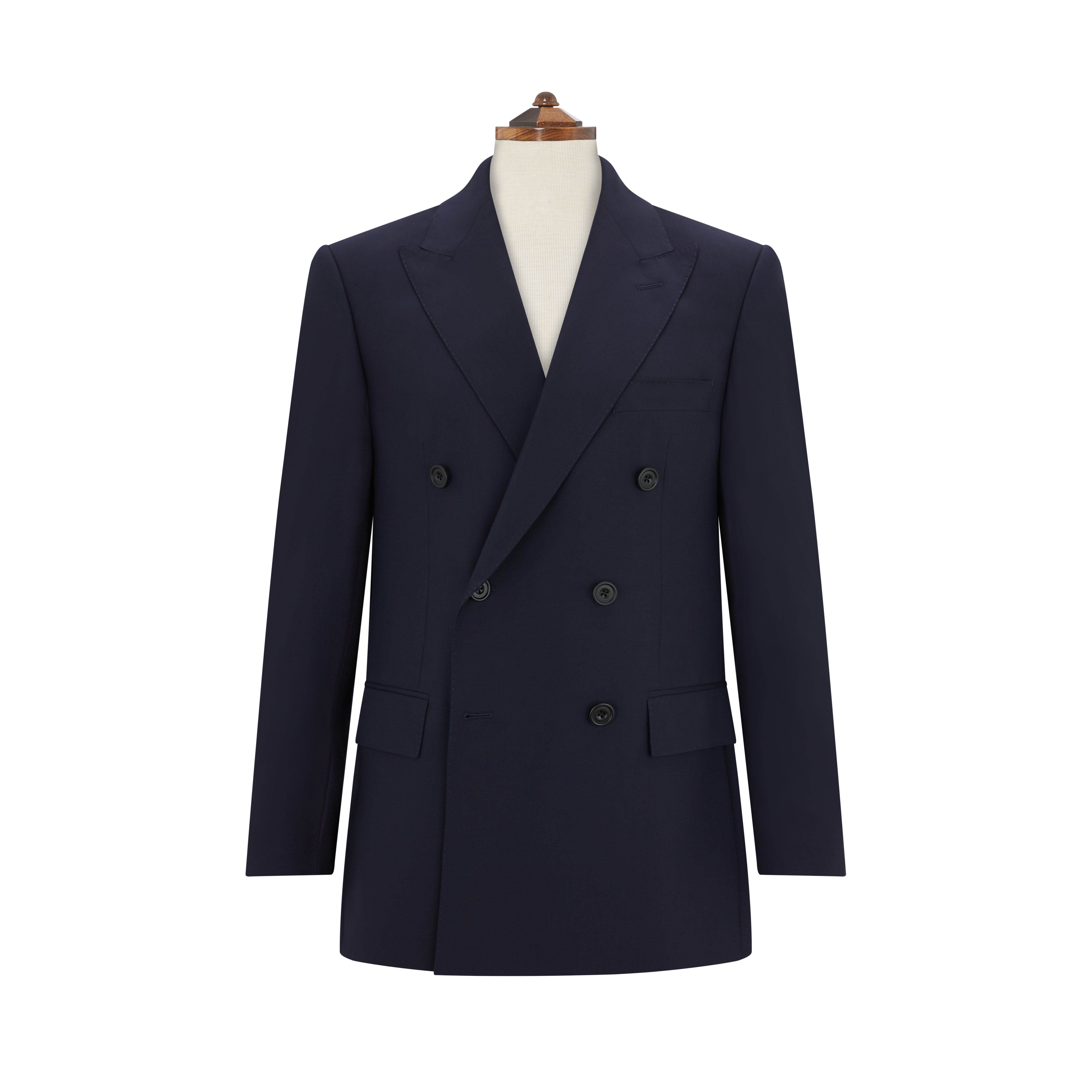 Kingsbury Navy Blue Tropical Panama Suit for Men - Lightweight Summer Business & Wedding Attire