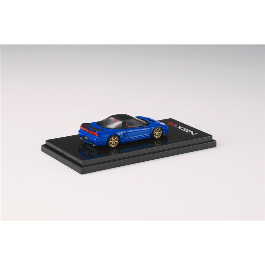 1:64 Scale Honda NSX R (NA2) Diecast Model Car - Long Beach Blue Pearl Customized Version | Collectible Japanese Hobby Car for Display & Racing Simulation