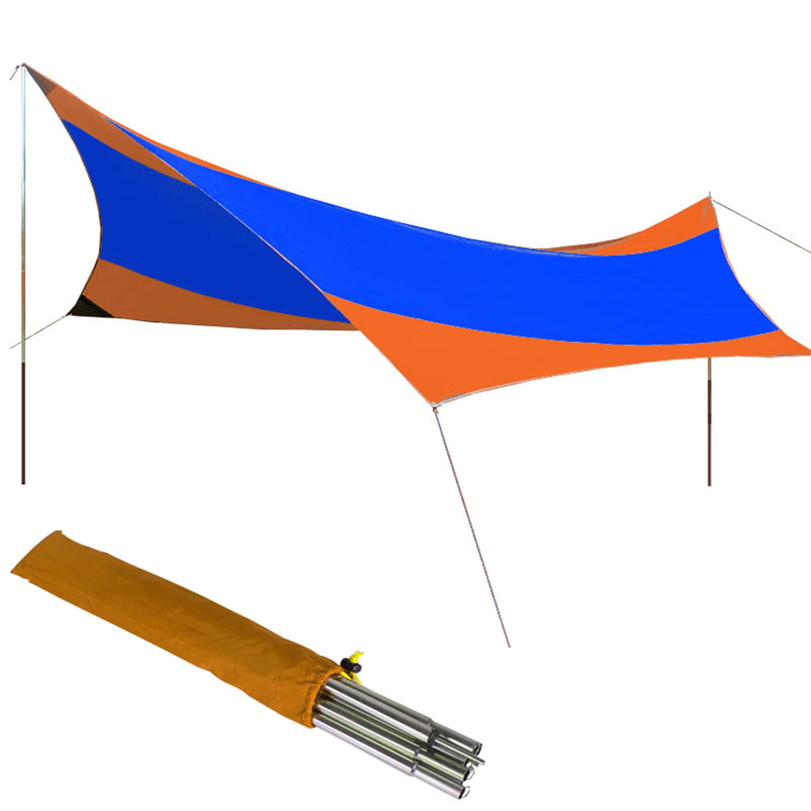 VELIHOME Waterproof Camping Tarp - Durable Outdoor Shelter for Backpacking & Travel