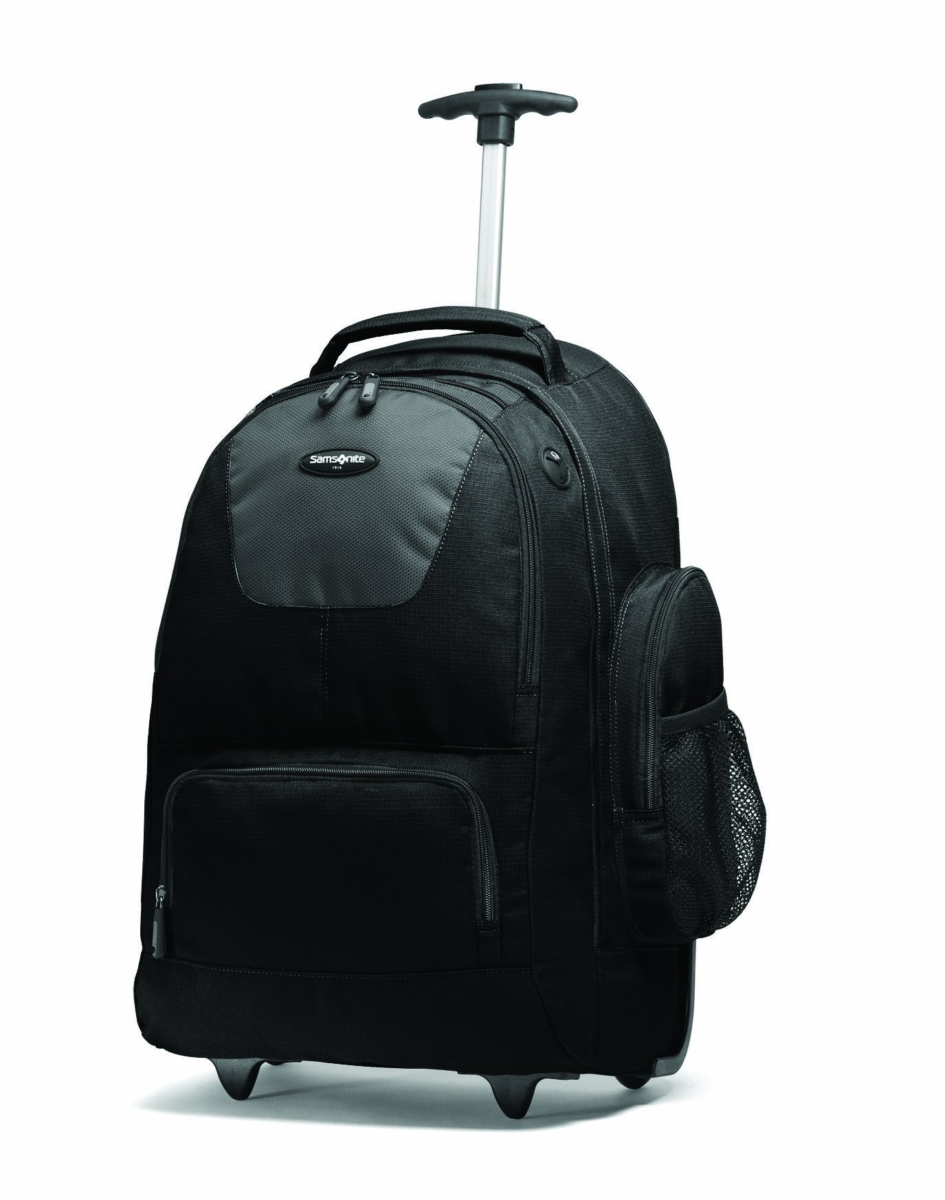 Samsonite Wheeled Backpack with Multiple Organizational Pockets - Black/Charcoal - Perfect for Travel, Business & School - Durable Carry-On Luggage with Smooth Rolling Wheels