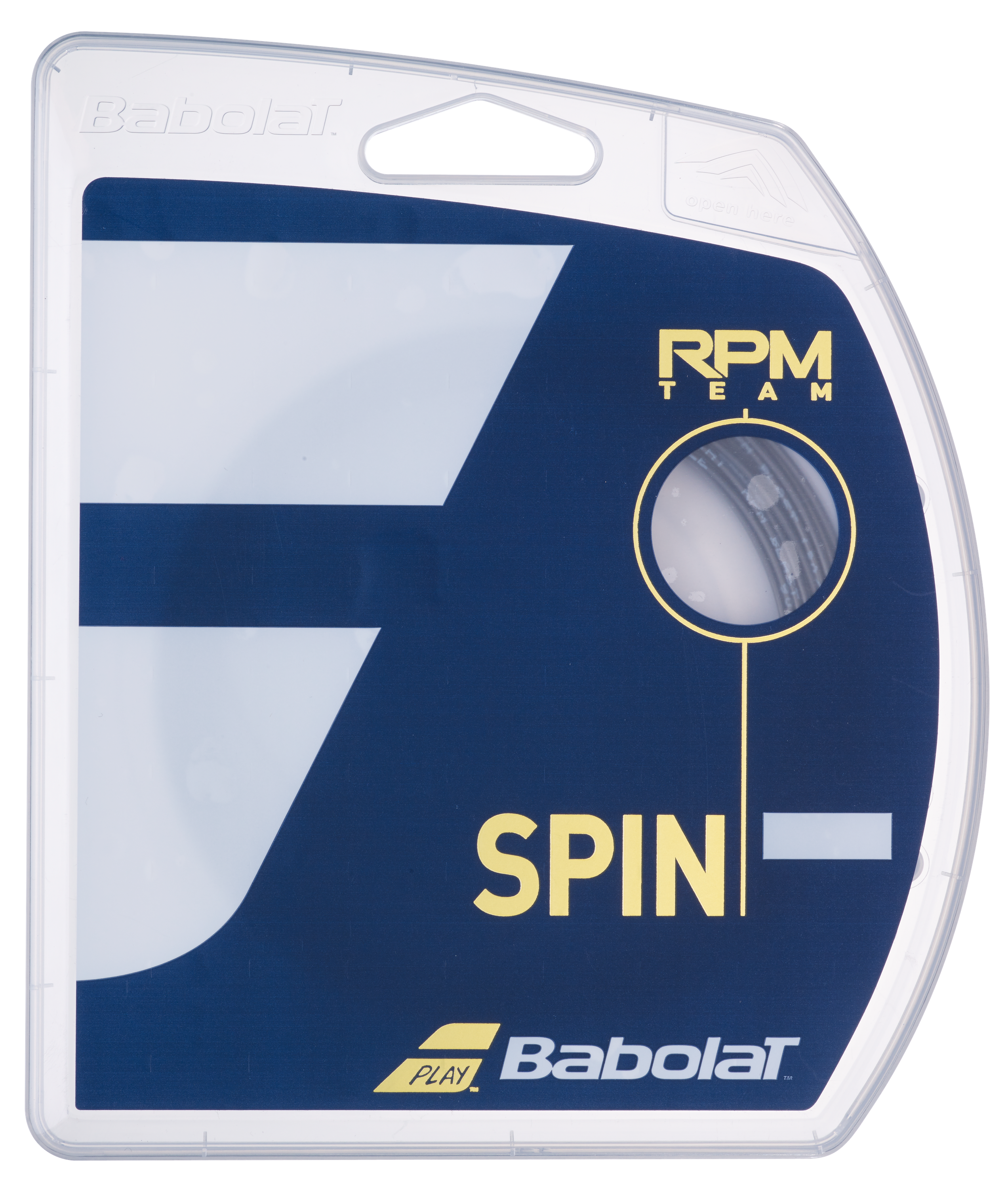 Babolat RPM Team 1.25mm Tennis String Set (12m) - Premium Polyester String for Power & Spin | Perfect for Competitive Players & Stringers