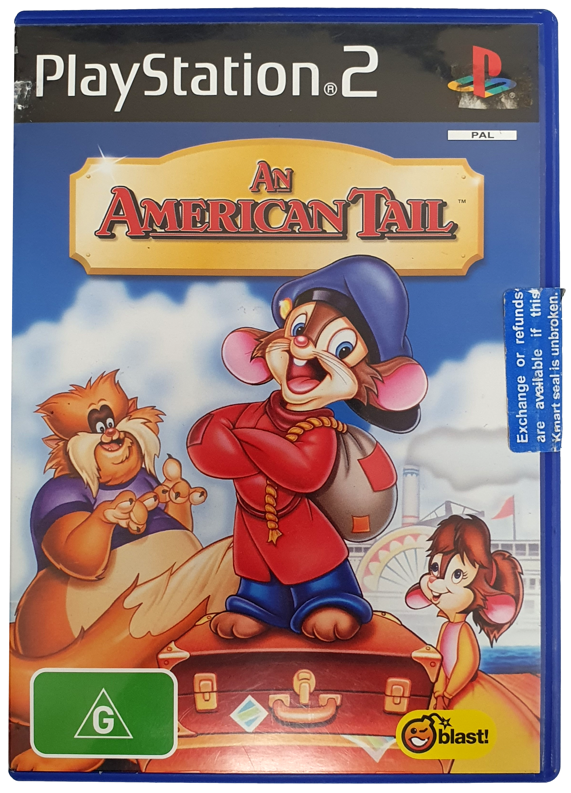 An American Tail PS2 PAL *Sealed* Playstation 2 Video Game - Classic Family Adventure Game for Kids & Collectors | Perfect for Retro Gaming Nights & Gift Giving