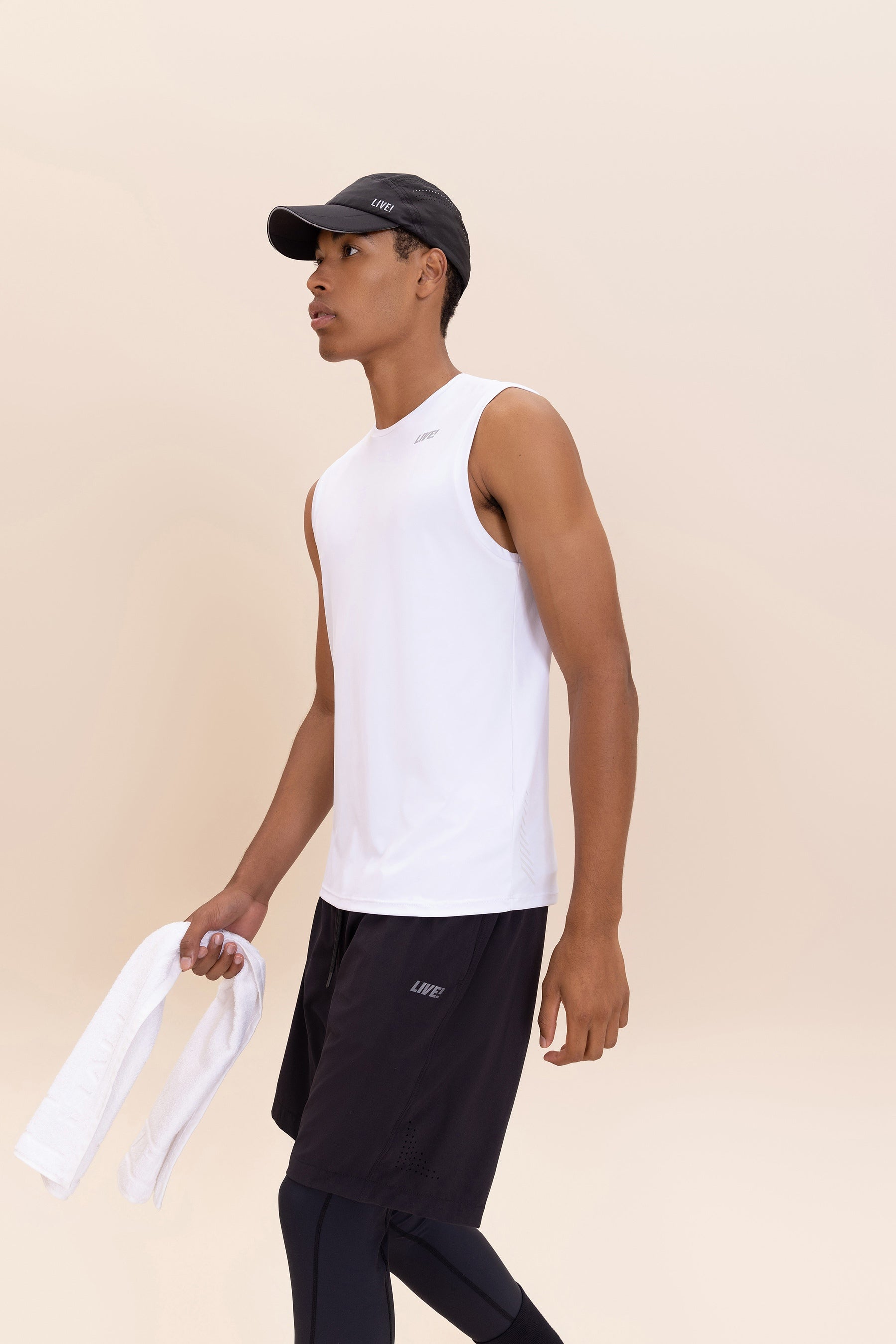 Comfy Link Reflex Men's Tank Top - Breathable & Lightweight for Workouts, Gym & Summer - Perfect for Running, Yoga & Outdoor Activities