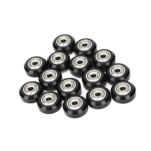 V-Shaped Roller Wheels for Tevo Tarantula & Ender 3 - Low Noise, Smooth Gliding - Perfect for 3D Printer Bed Leveling & Z-Axis Movement