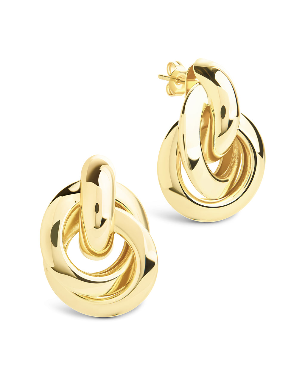 Trendy Ashton Layered Door Knocker Stud Earrings for Women - Perfect for Parties, Weddings & Everyday Wear