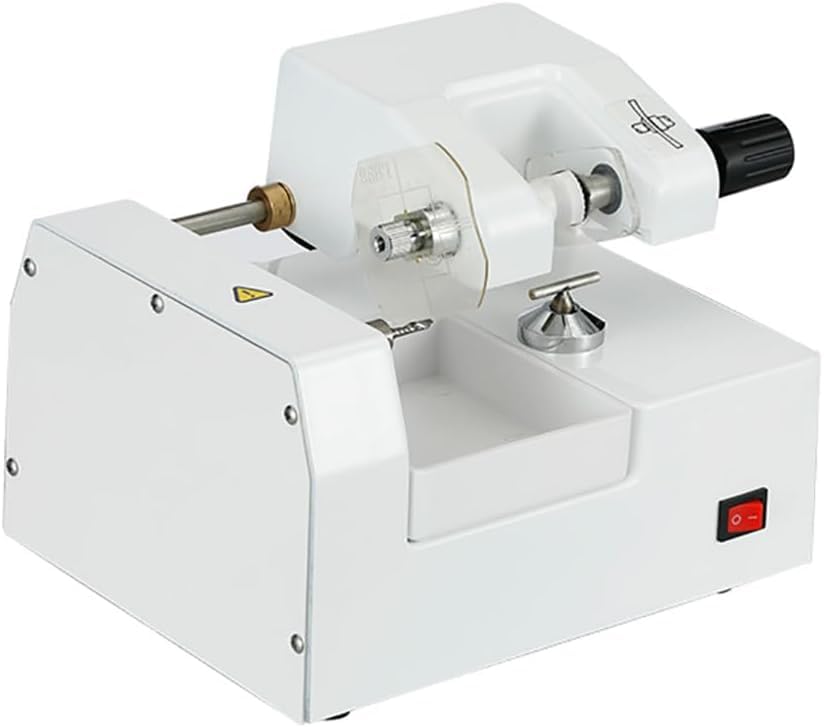 Kadxyan Optical Lens Edger, Adjustable Eyeglass Lens Cutting Machine with Fine Tuning Button, Fast Cutting Speed for Precise Eyeglass Frame Shaping - Perfect for Opticians, Jewelers & DIY Eyewear Repair at Home or Clinic