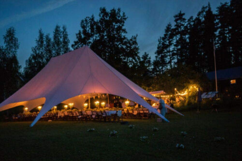 Waterproof Commercial Wedding Event Tent - Heavy Duty Double Star Canopy for Outdoor Parties, Poolside Gatherings & Patio Decor | Perfect for Weddings, Backyard BBQs, and Special Events