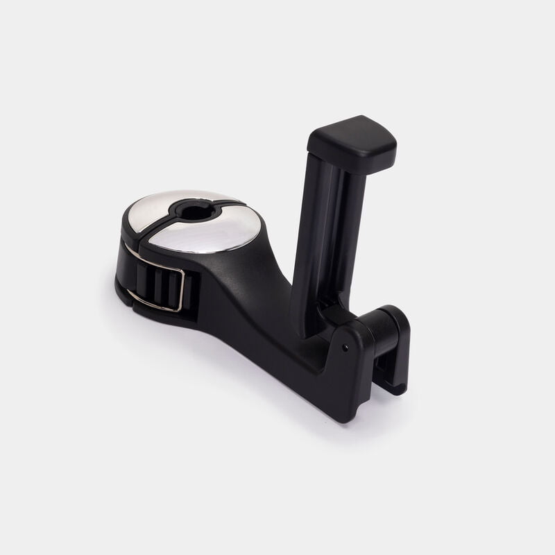 Travelon Car Headrest Hook & Phone Holder - Secure Phone Mount for Road Trips, Commuting & Travel Accessories