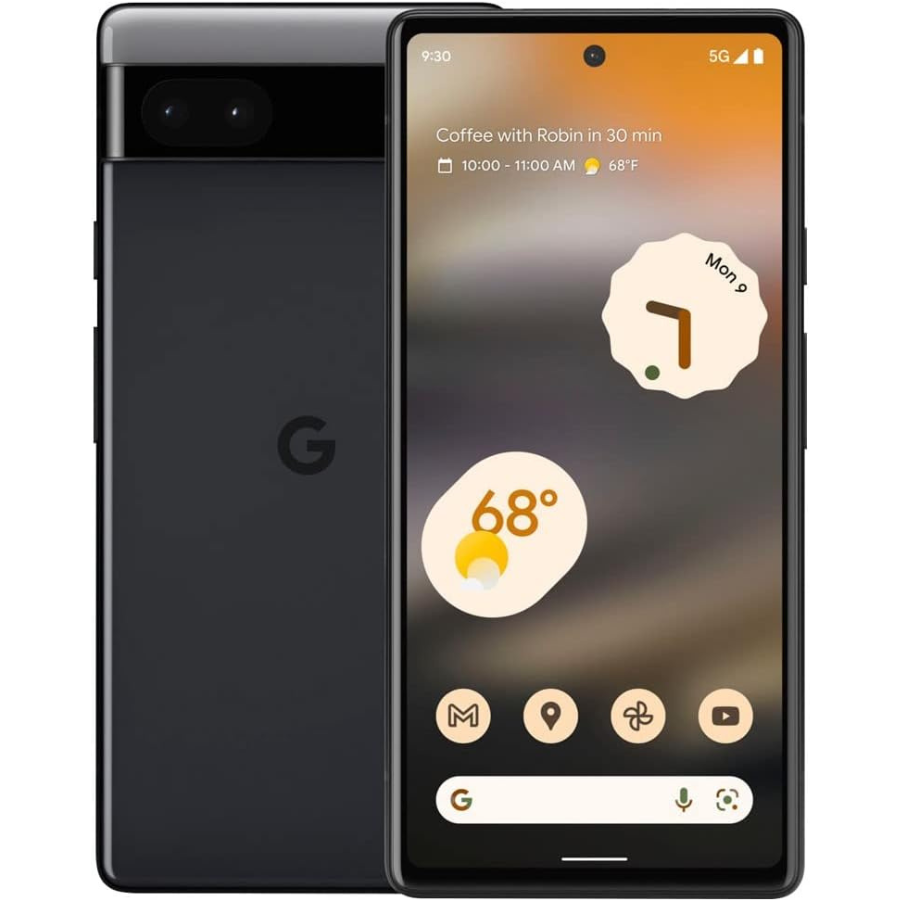 Google Pixel 6a 5G Unlocked Smartphone 128GB - Refurbished | Fast Performance, Great Camera for Travel & Photography