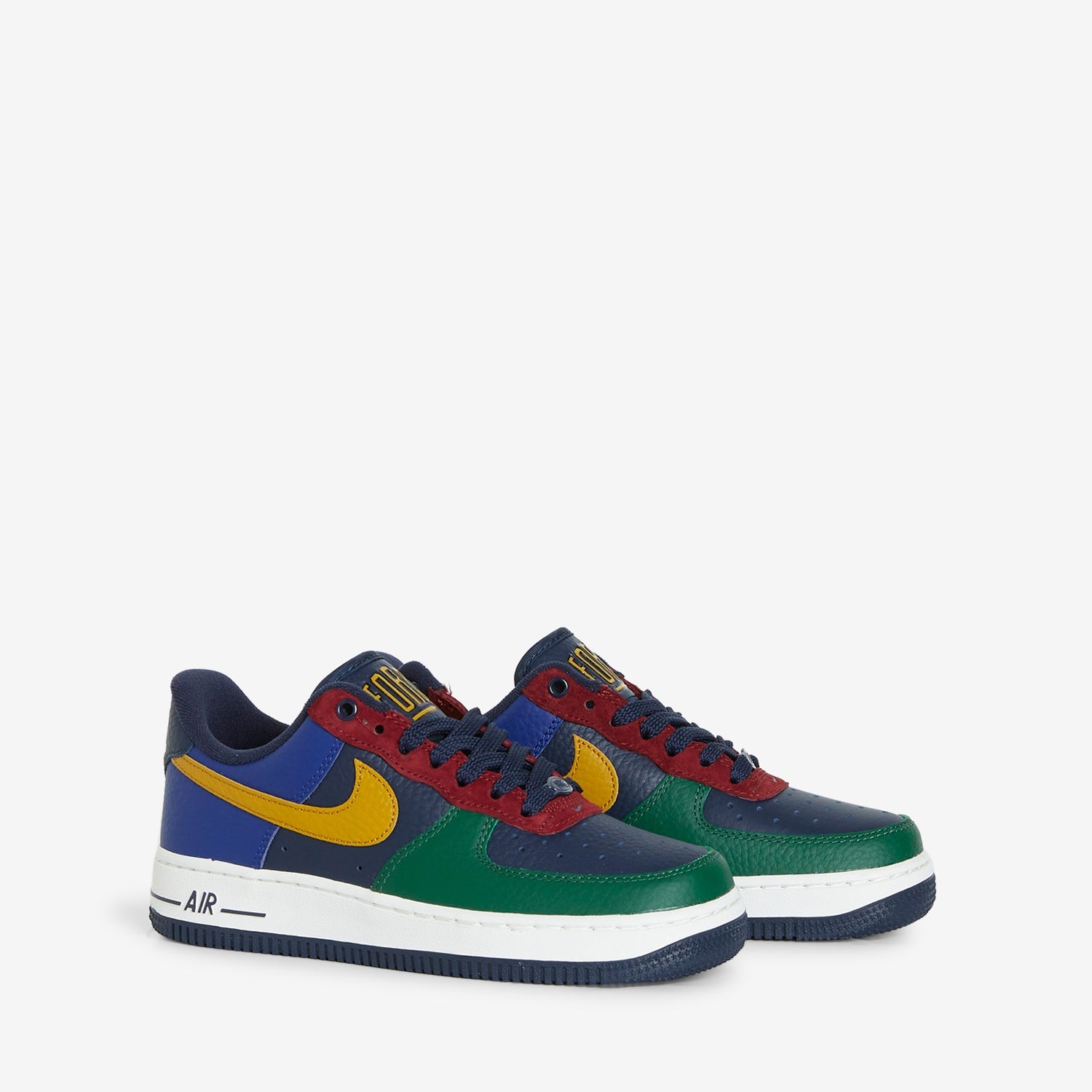 Nike Women's Air Force 1 '07 LX Sneakers - Gorge Green & Gold Suede with Obsidian Accents | Casual Streetwear & Athletic Fashion Shoes for Women