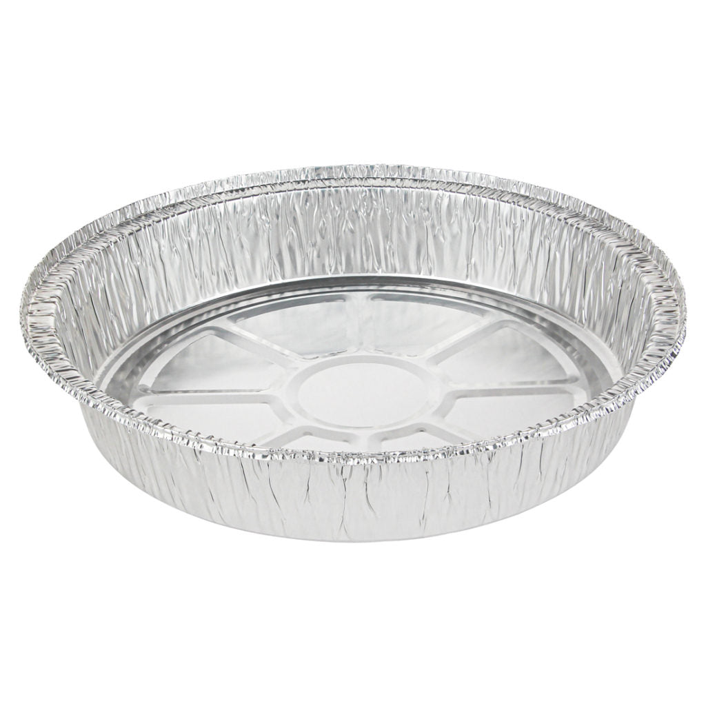 9-Inch Round Aluminum Baking Pan - 500 Count Bulk Pack for Commercial Bakeries, Restaurants & Home Baking - Perfect for Pies, Cakes, Tarts & Pastries