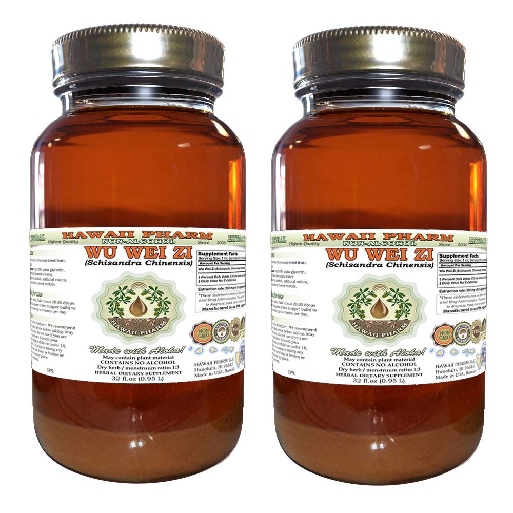 Organic Schisandra Chinensis Tincture | Wu Wei Zi Liquid Extract | 2x32 Oz Herbal Supplement | Stress Relief & Immune Support | Perfect for Tea, Smoothies & Wellness Routines