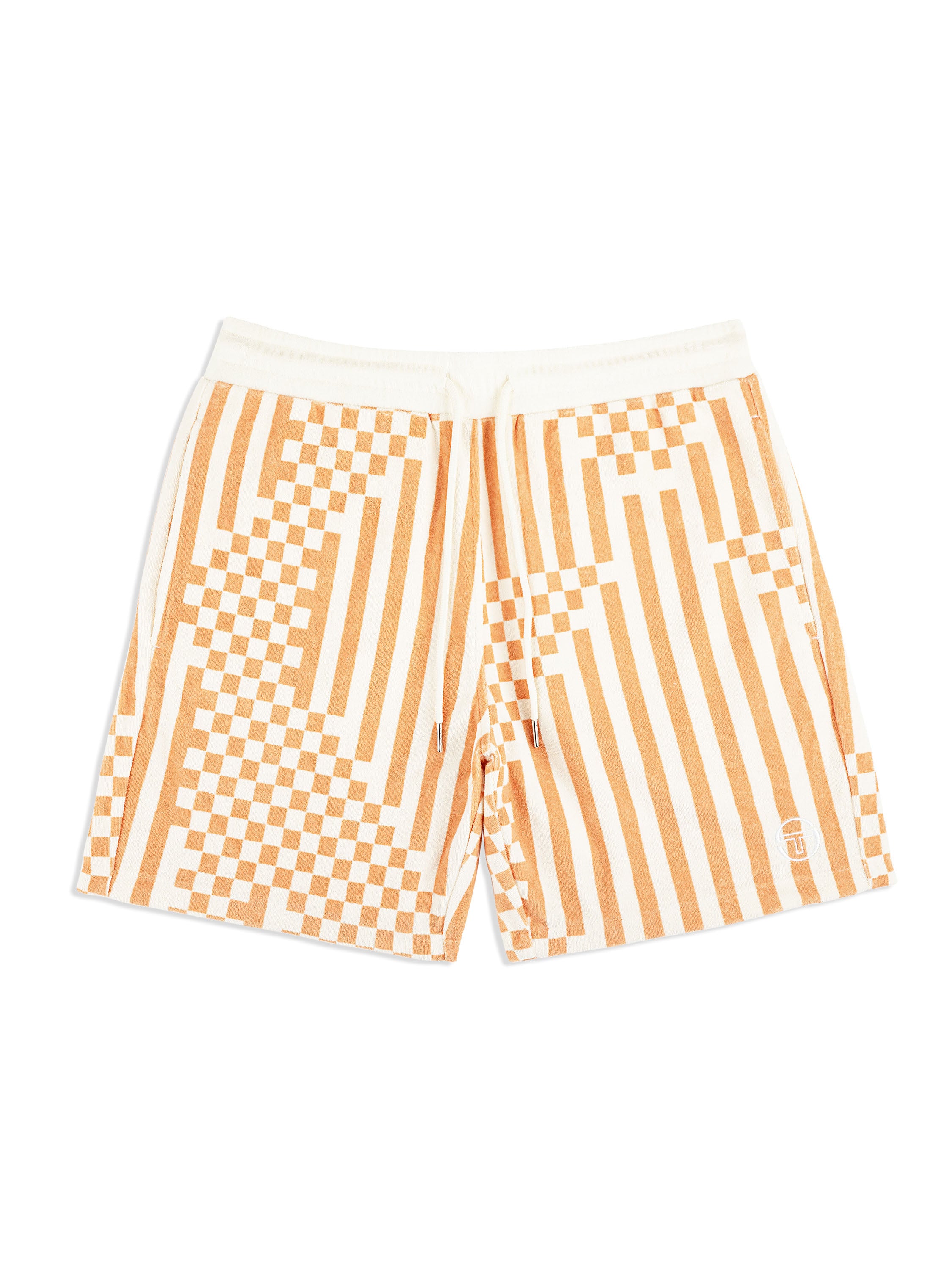 **Terry Cabana Shorts for Women - Soft Cotton Beach Shorts with Canyon Sunset Print | Perfect for Poolside, Vacation & Summer Outfits**
