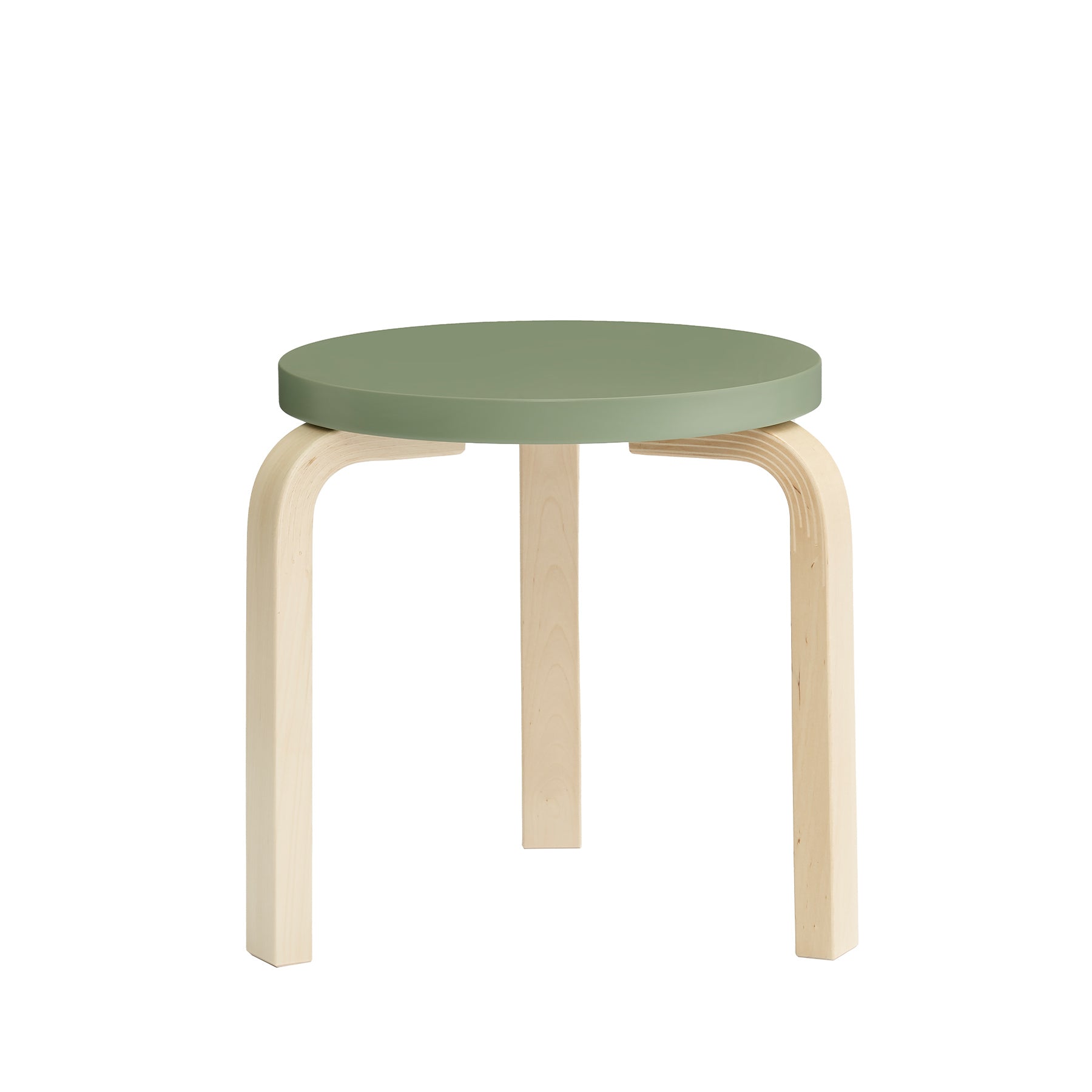 Green Medium Nesting Stool - Space-Saving, Stackable Stool for Home, Office, or Outdoor Use - Perfect for Extra Seating, Step Stool, or Decorative Accent