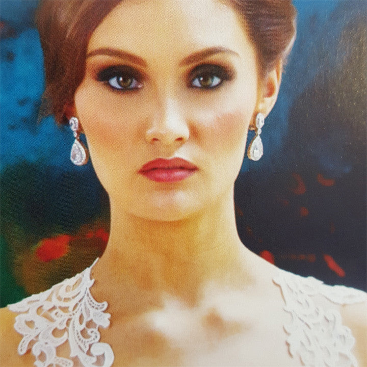 Elegant Bridal Earrings | Bond St by Stephanie Browne | Perfect for Weddings, Prom & Formal Events