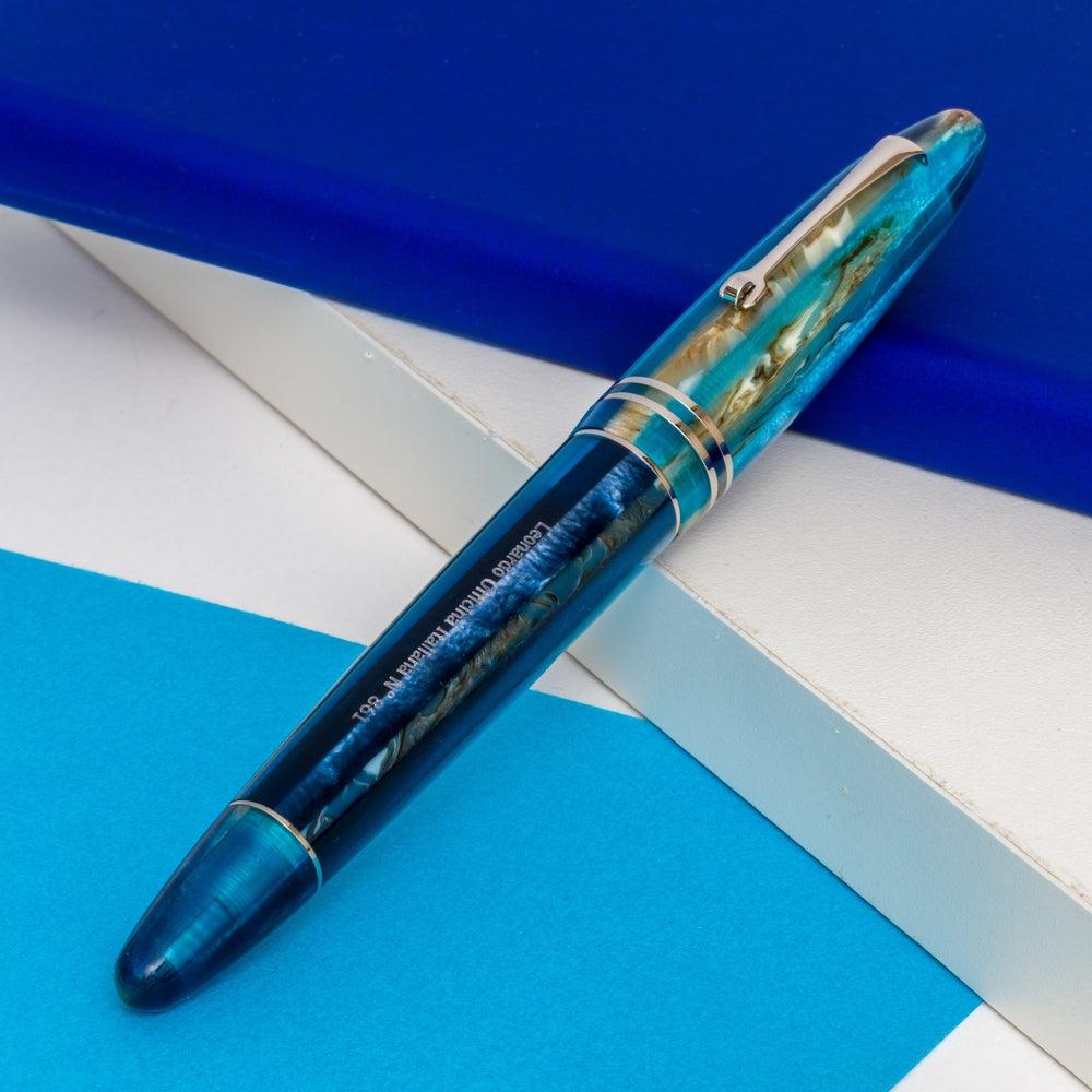 Leonardo Fountain Pen Furore Grande - Premium Stainless Steel Luxury Writing Instrument for Professionals & Collectors | Perfect for Business Signatures, Journaling & Gift Giving