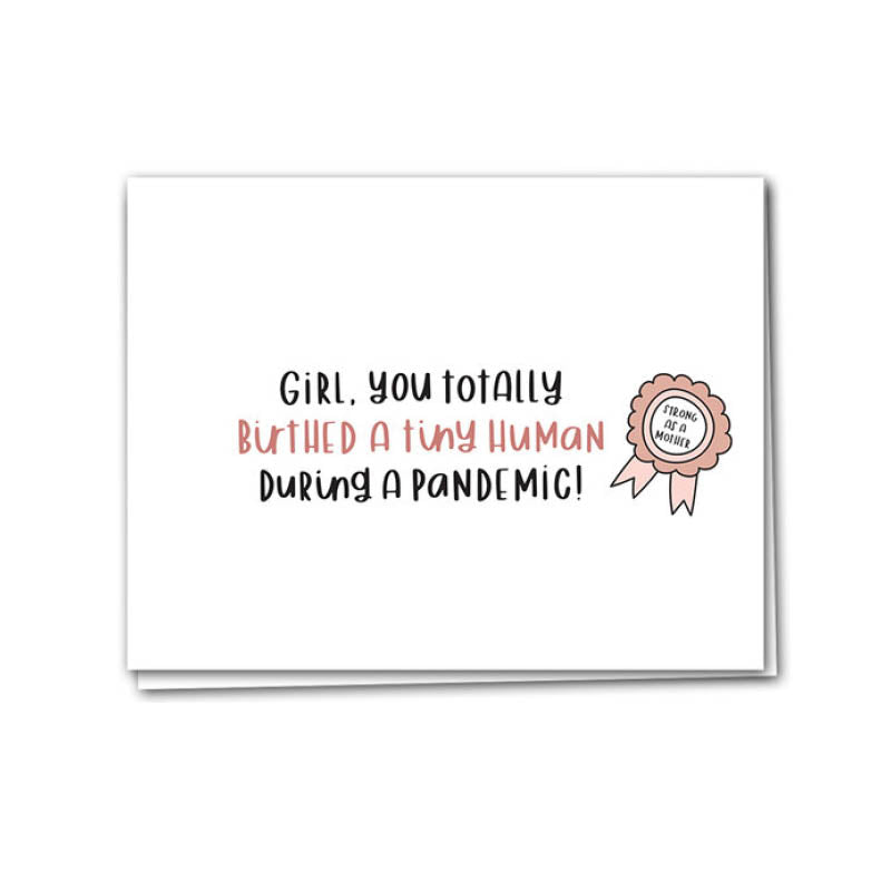 Strong As A Mother Greeting Card - Inspirational Mother's Day Card for Mom, Wife, Daughter - Perfect for Birthdays, Thank You Gifts & Special Occasions