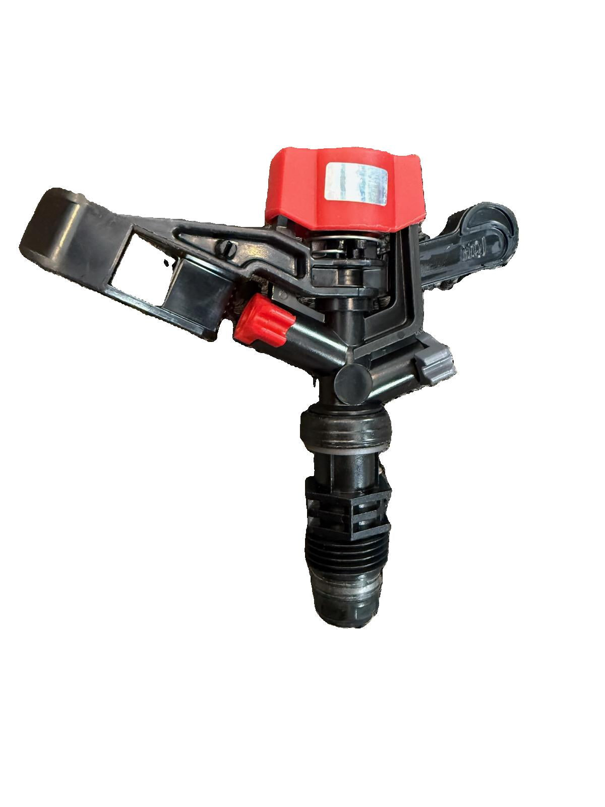 NAAN 5022 Full Circle Impact Sprinkler - 3.0MM Red Metal Base for Lawn & Garden Irrigation - Perfect for Watering Large Areas, Lawns, and Landscapes