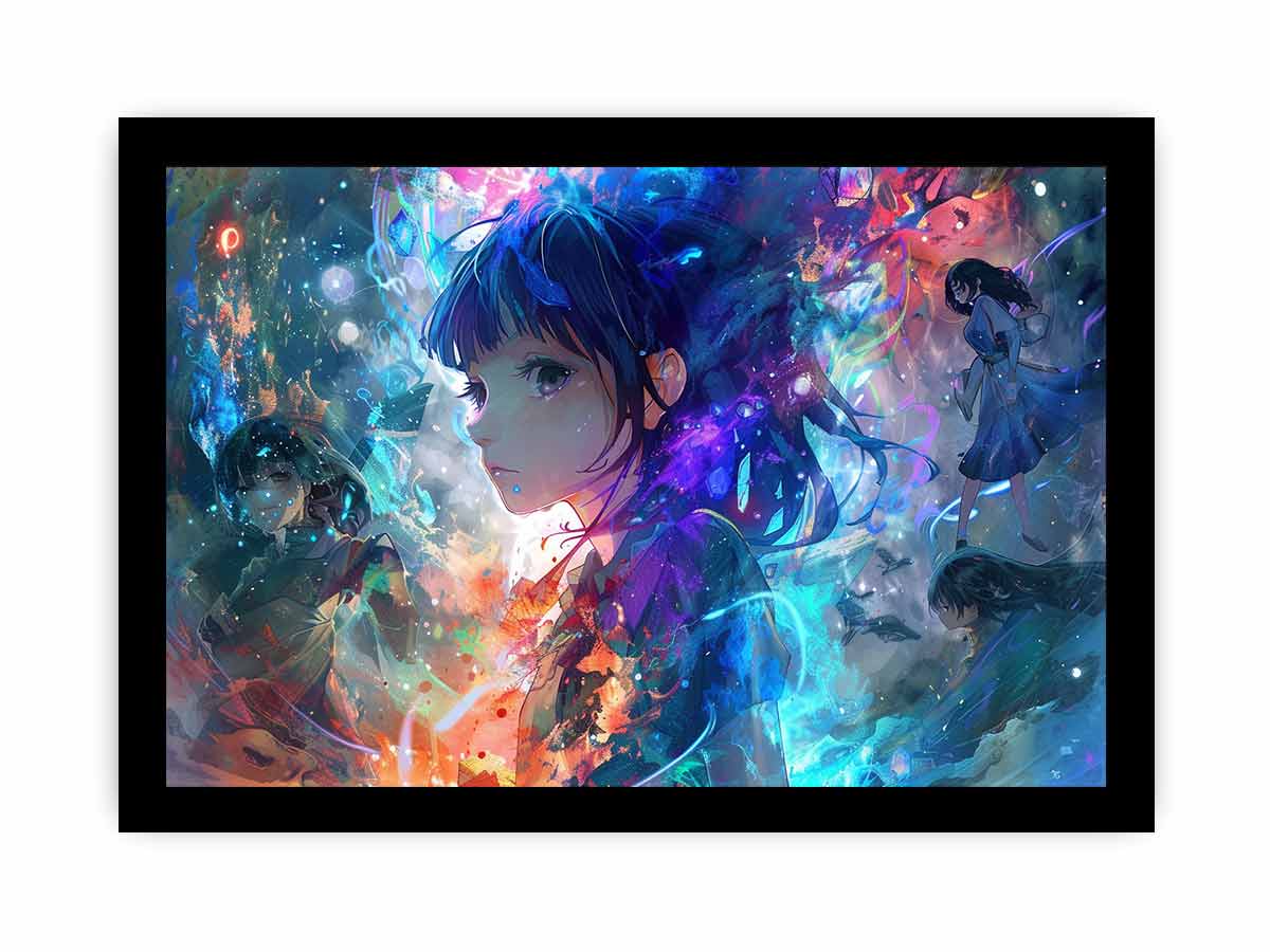 Anime Framed Wall Art Print - High-Quality Anime Poster for Home & Office Decor | Perfect for Living Room, Bedroom, or Gift