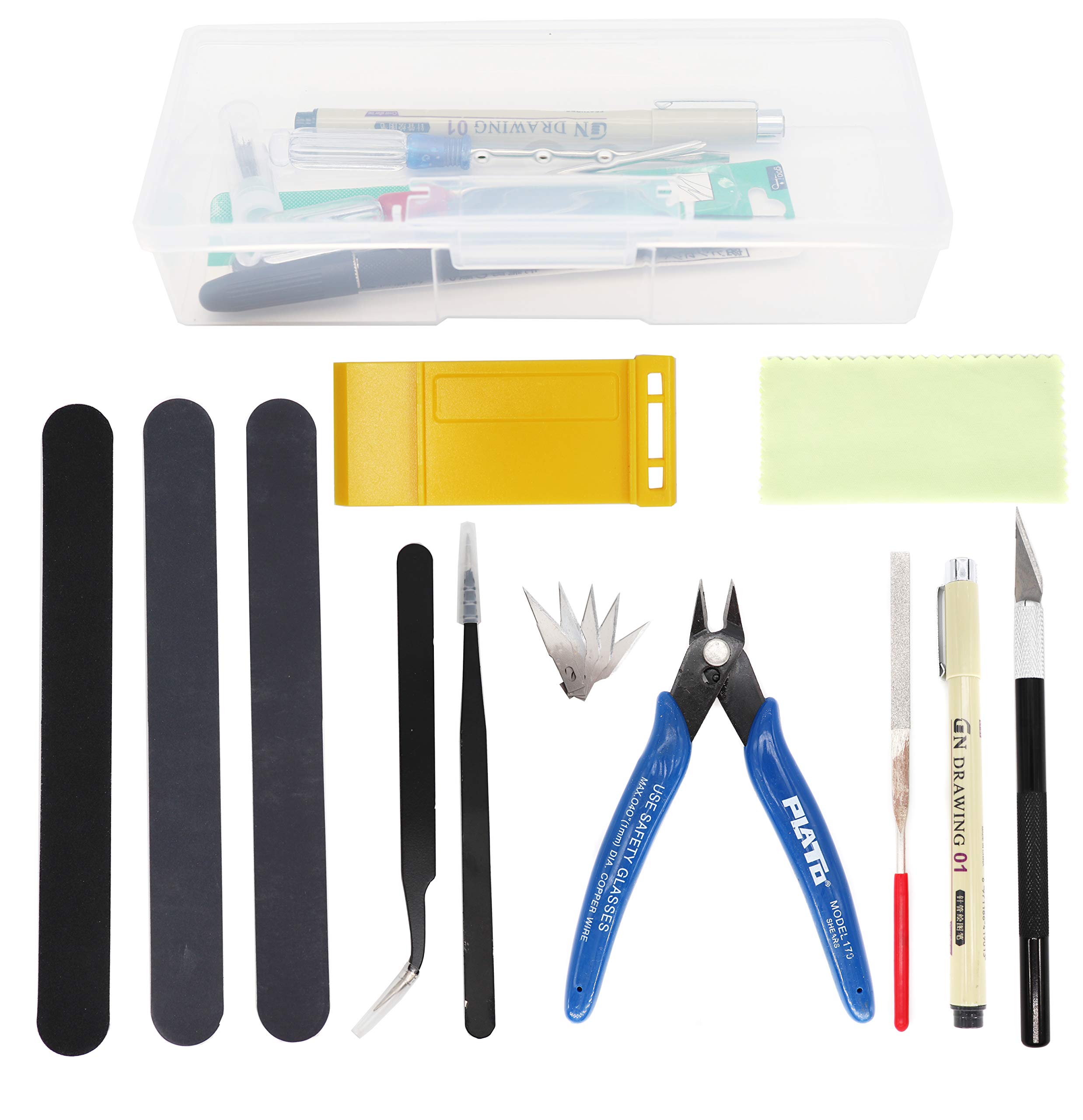 12pcs Gundam Model Tools Kit for Beginners - Building & Repairing DIY Hobby Craft Set